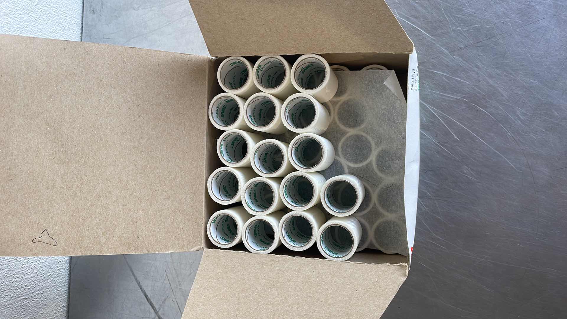 Photo 1 of 3M HYPOALLERGENIC DURAPORE SURGICAL TAPE 2” x 1-1/2YD (42 ROLLS)