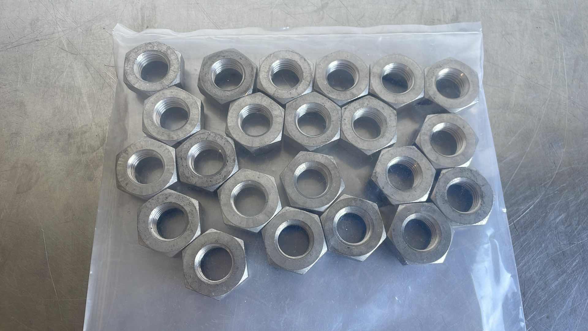 Photo 1 of 7/8” -9 STAINLESS STEEL LOCKNUTS (22)