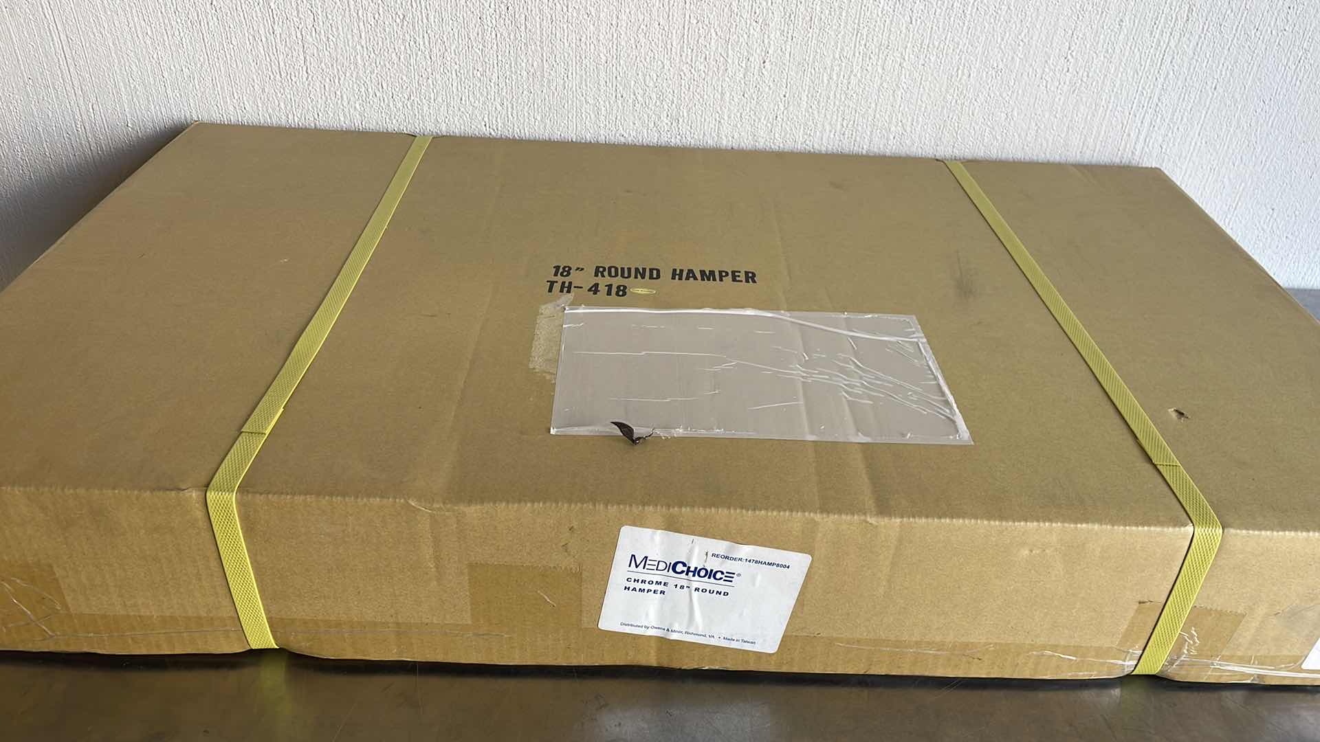 Photo 1 of MEDI CHOICE CHROME 18" ROUND HAMPER FRAME 1478HAMP8004