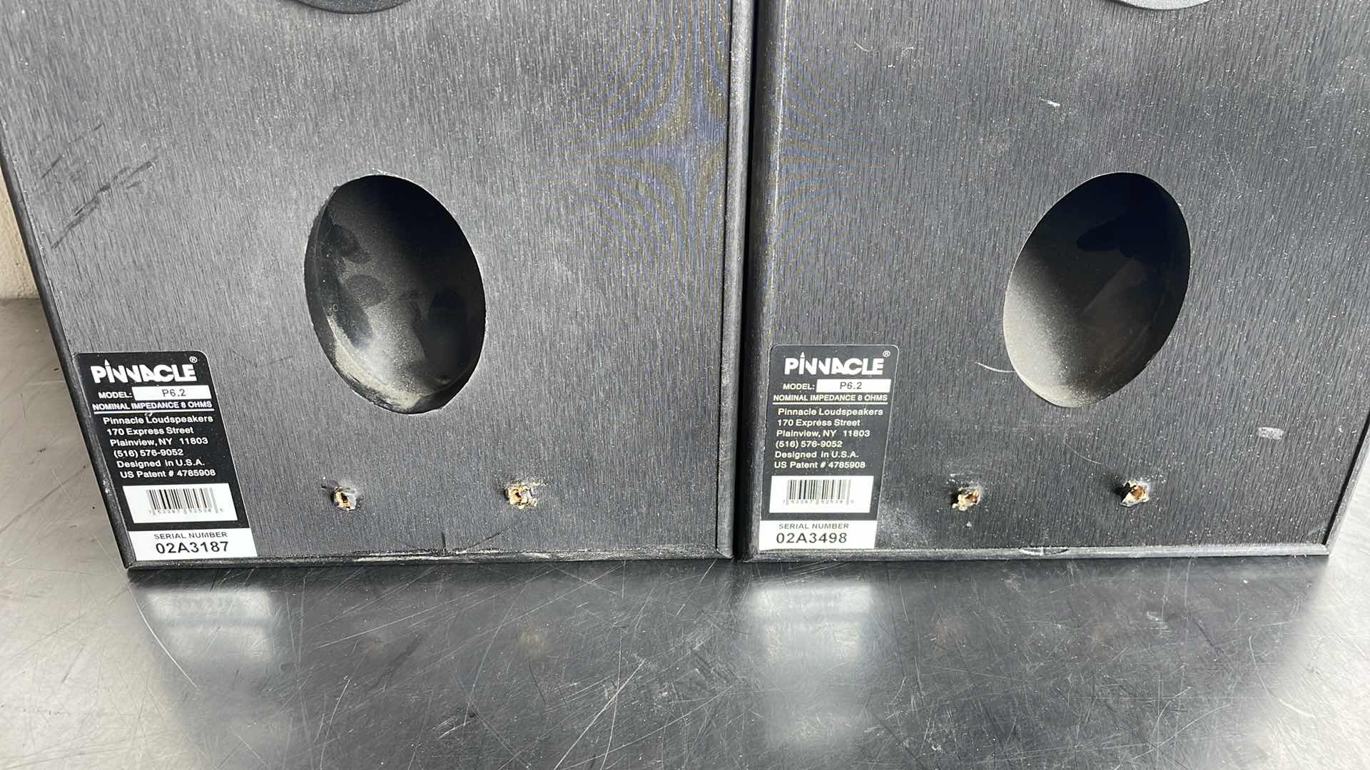 Photo 1 of PINNACLE P6.2P 6.5-INCH 2-WAY FULL RANGE BOOK SHELF SPEAKERS (PAIR)