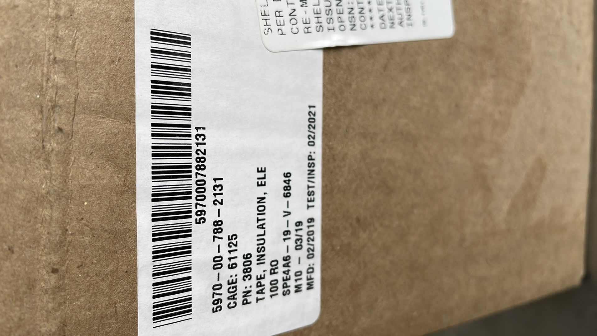 Photo 1 of 1/2" X 20' BROWN COLOR CODING VINYL ELECTRICAL TAPE - PLYMOUTH 37 (100)