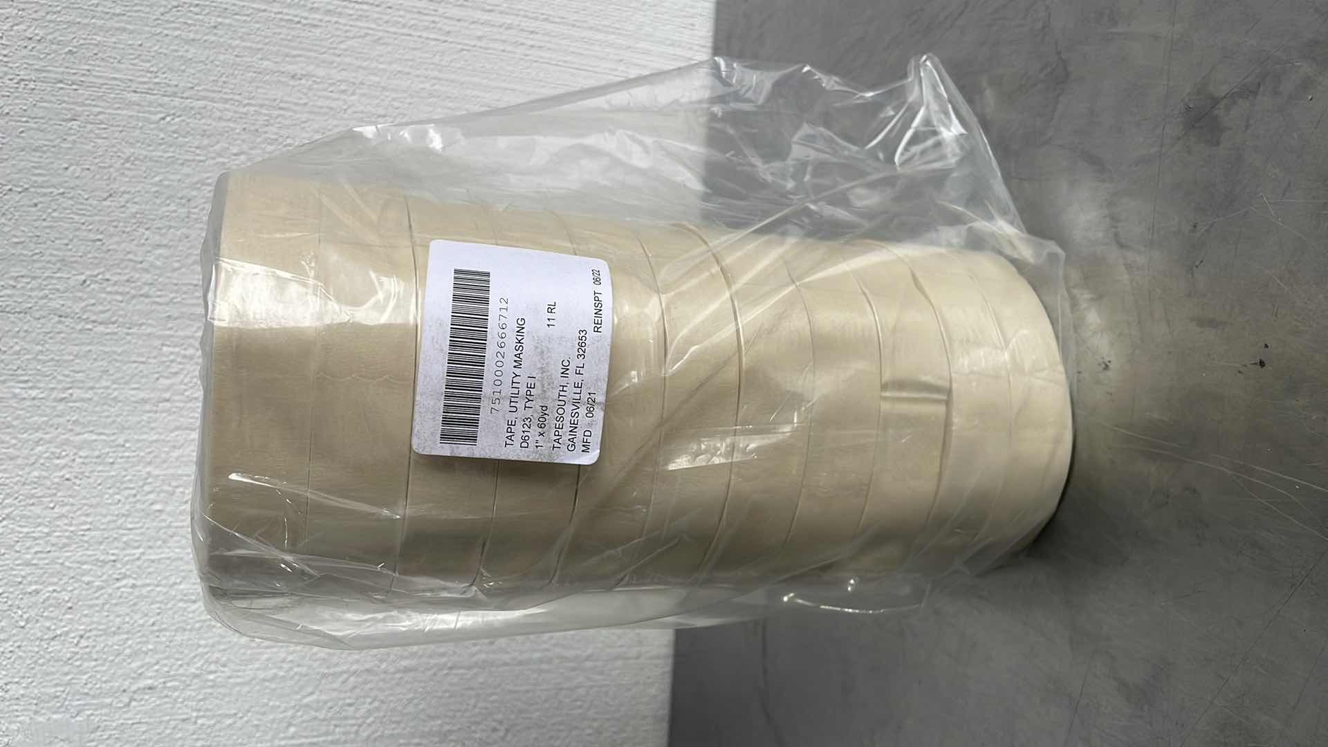 Photo 1 of MASKING TAPE 1” x 60 YD 11 ROLLS