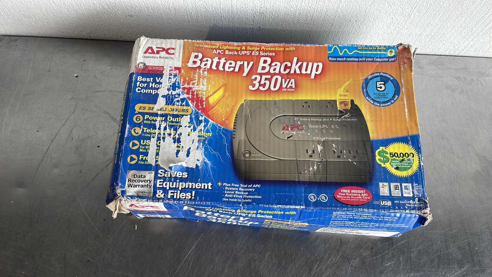 Photo 1 of APC BATTERY BACKUP 350VA 200WATTS