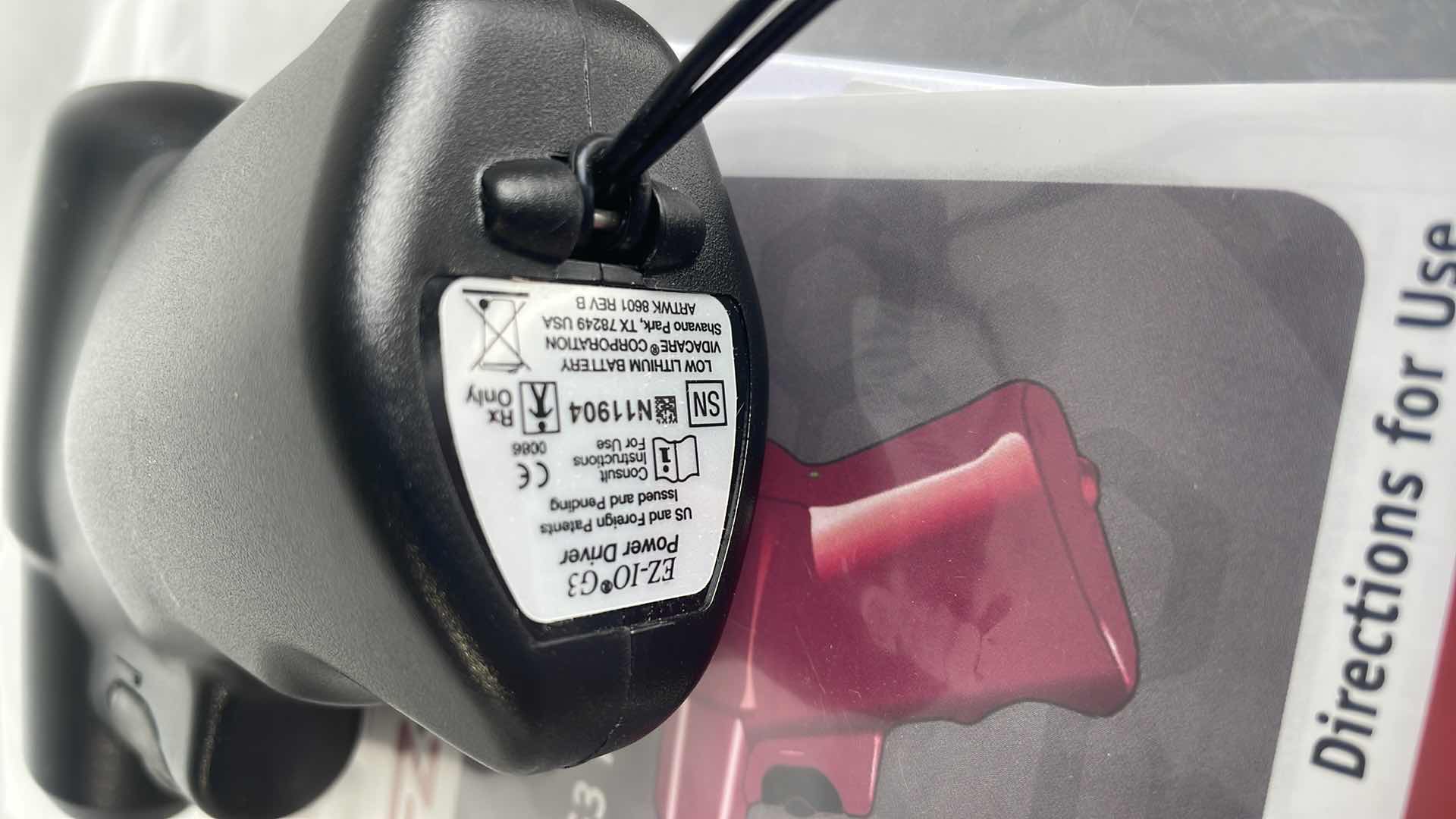 Photo 3 of EZ-IO G3 Power Driver - BLK Item #: 30-0075