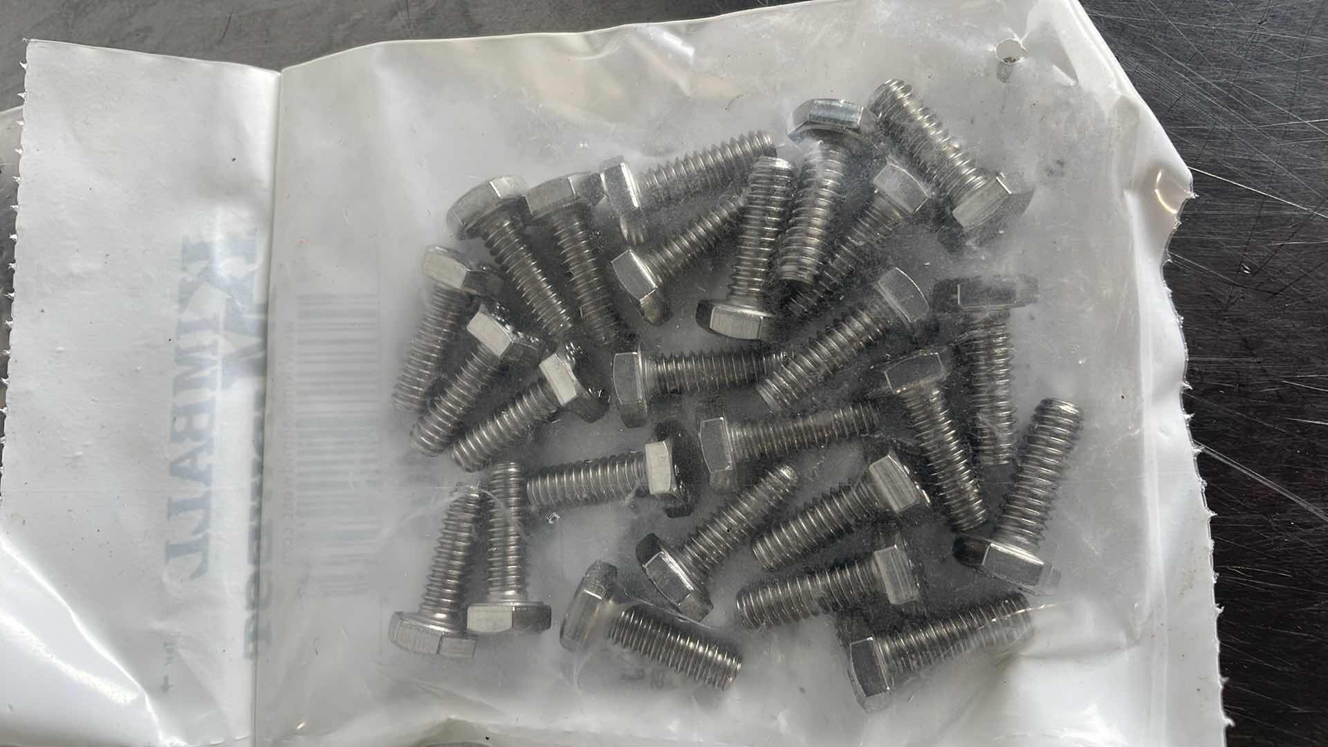 Photo 1 of 1/4-20 X 3/4" HEX HD C/S 304 STAINLESS TFL (200)