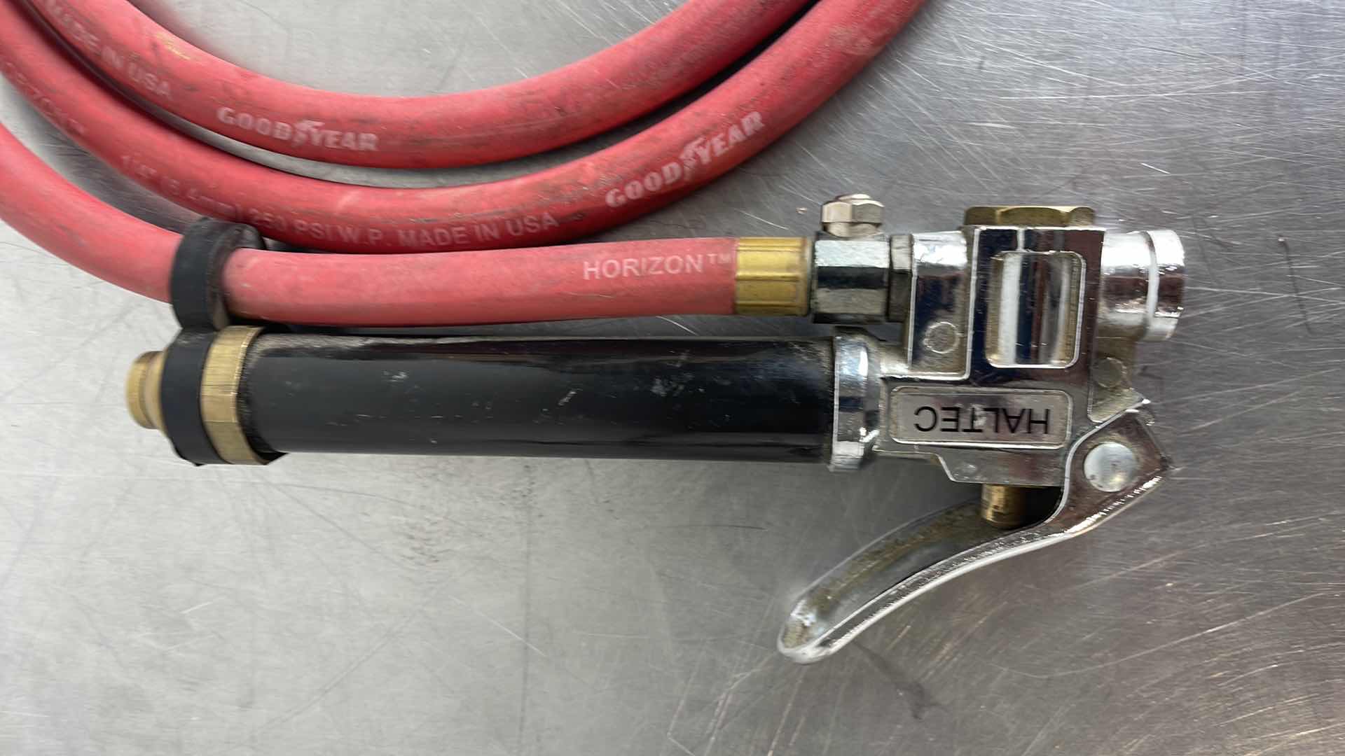Photo 1 of HALTEC TIRE INFLATOR W/PRESSURE GAUGE