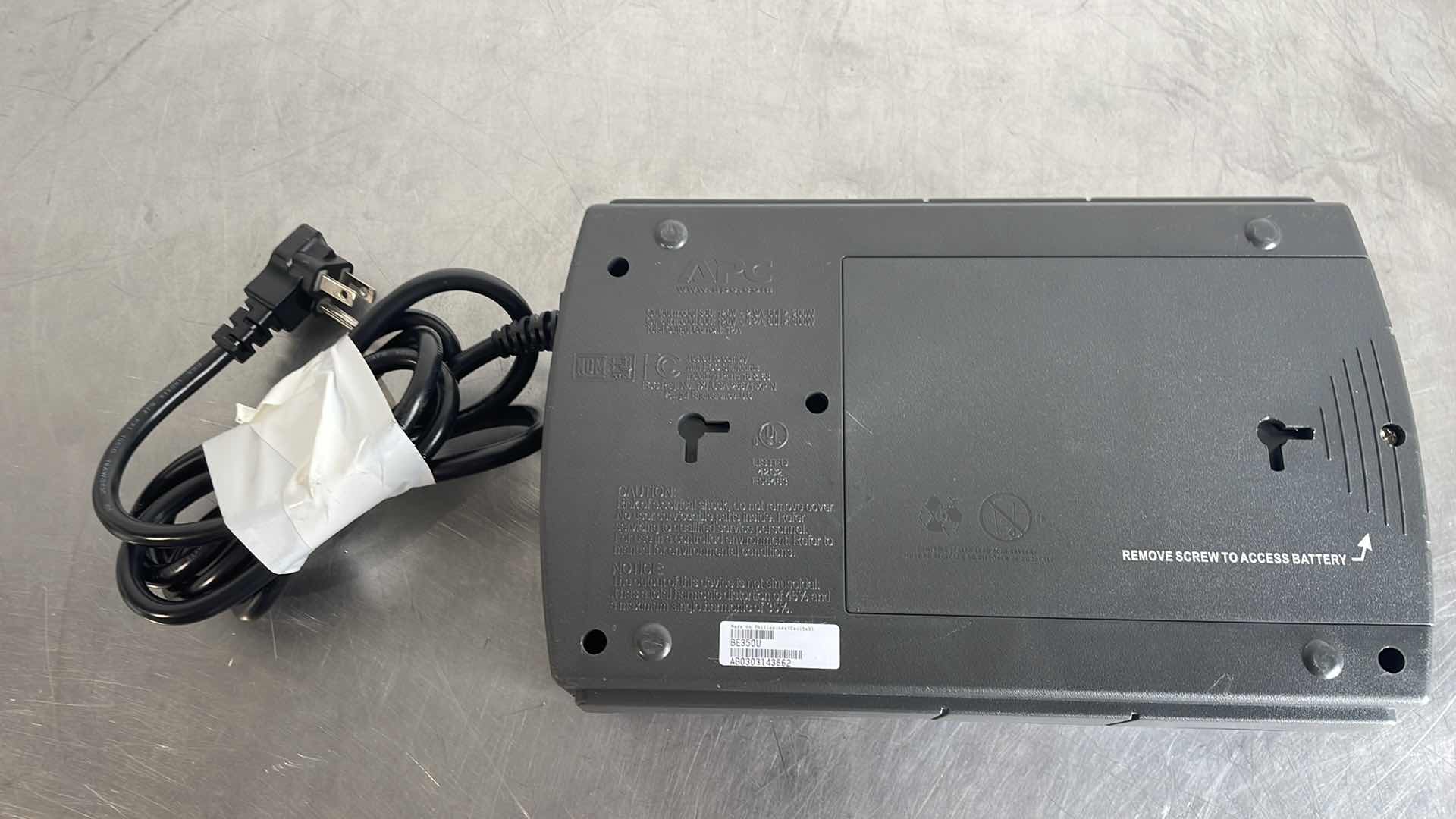 Photo 1 of APC BATTERY BACKUP 350VA 200WATTS