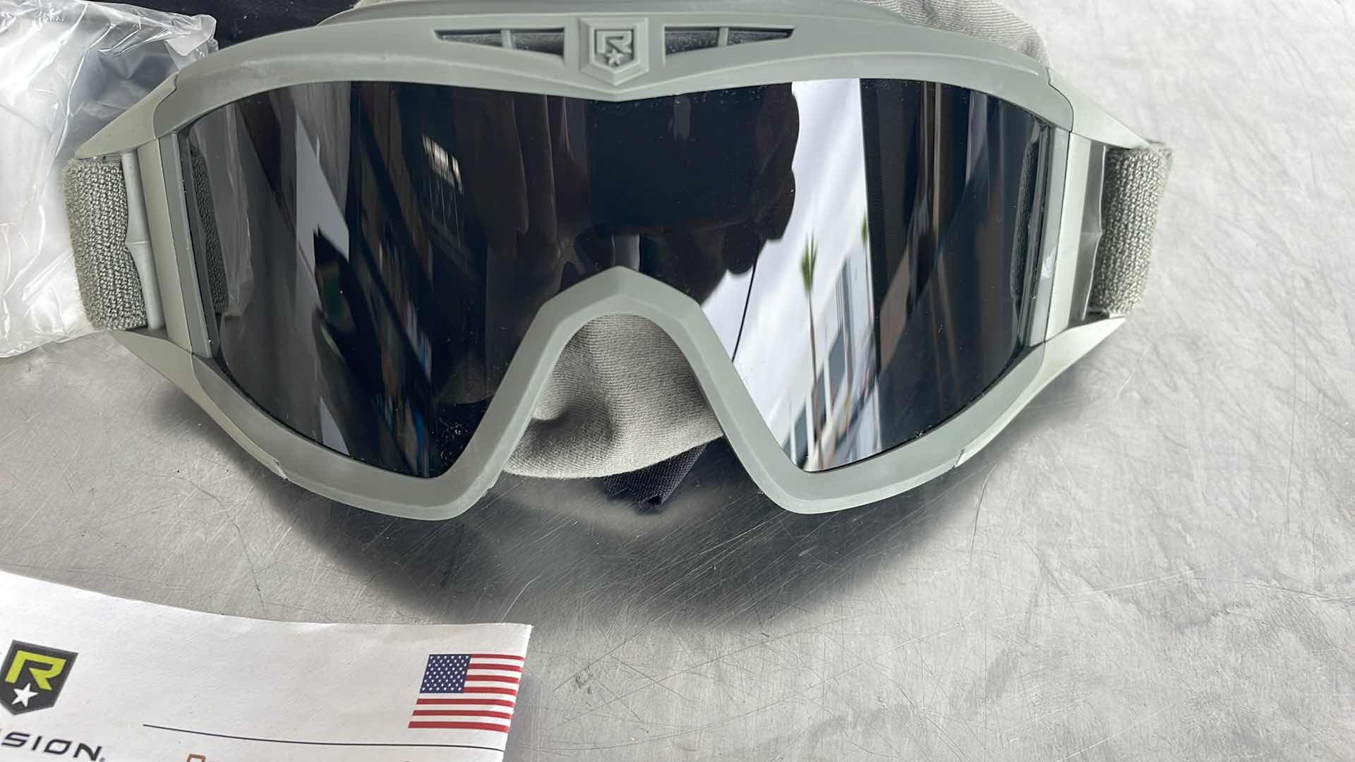 Photo 1 of MILITARY REVISION DESERT LOCUST BALLISTIC SAFETY GOGGLES