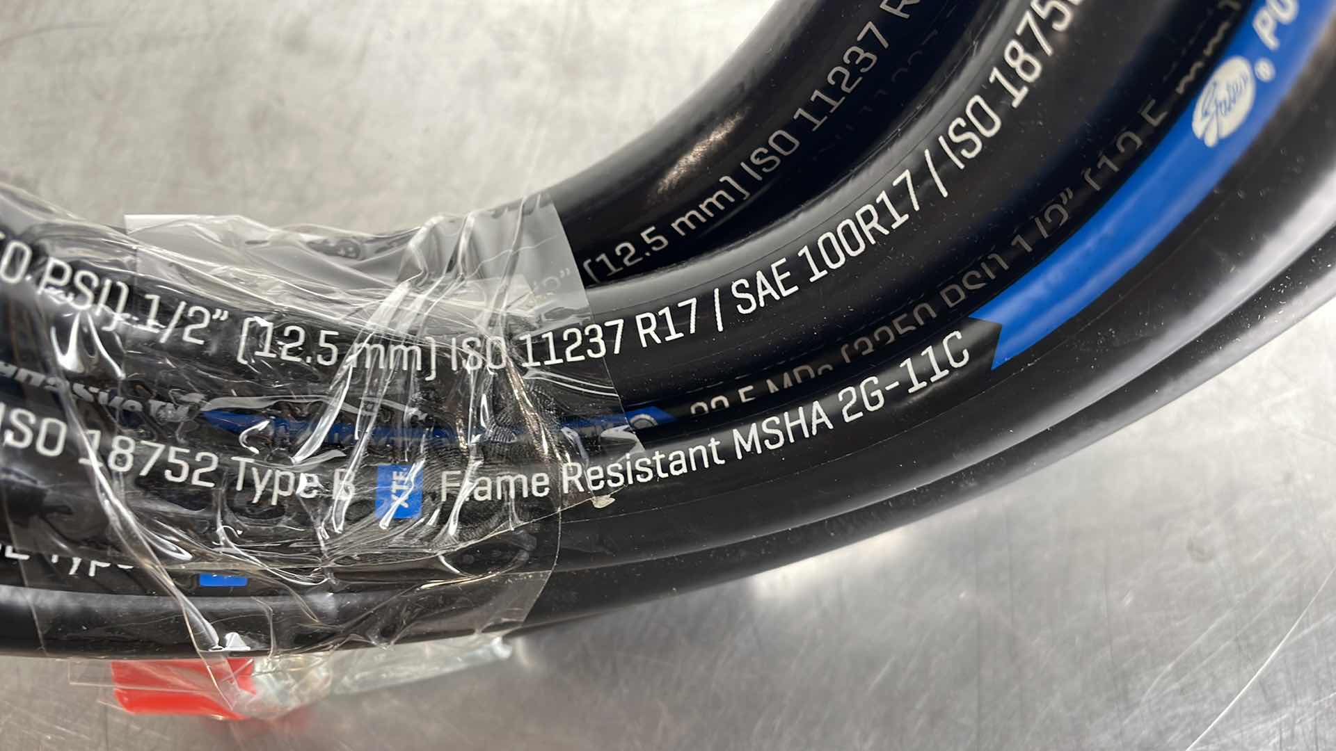 Photo 1 of 1/2” x 25’ FLAME RESISTANT HYDRAULIC HOSE