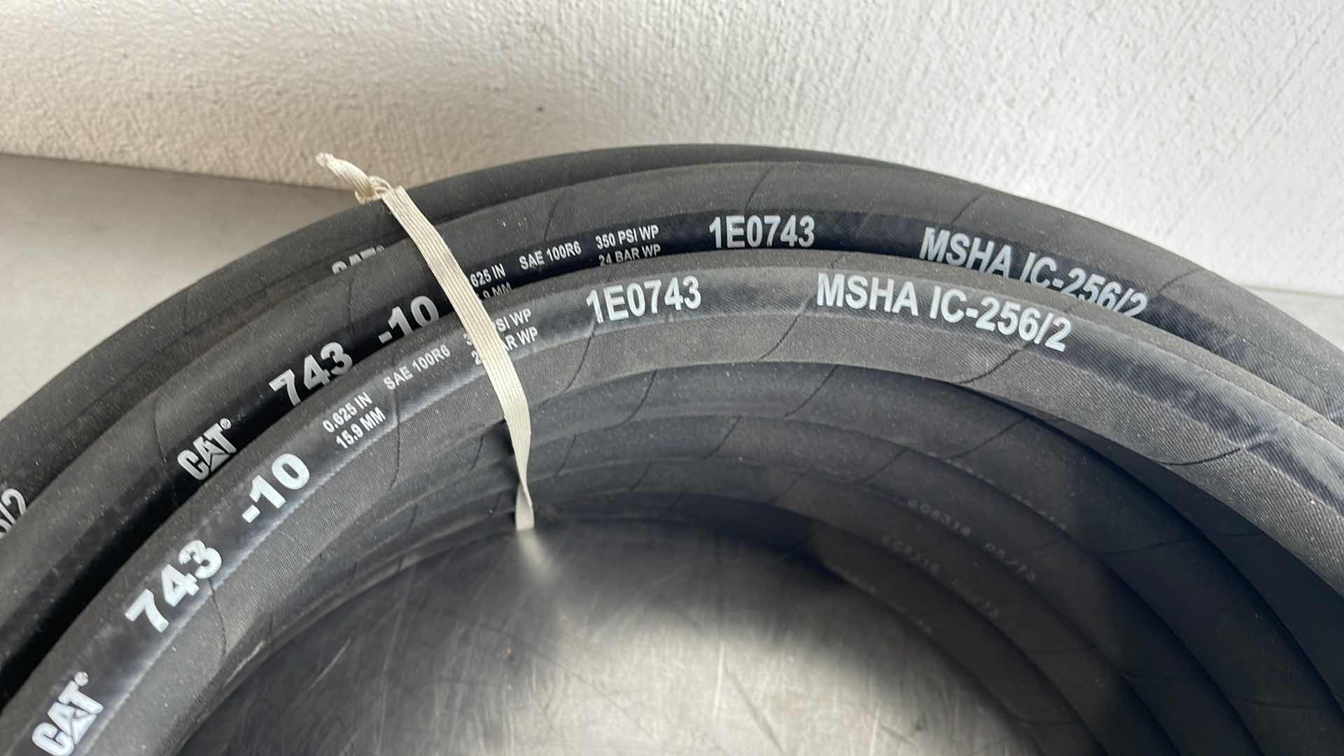 Photo 1 of 5/8” CAT REPLACEMENT HOSE 1E0743 MSHA IC 256/2