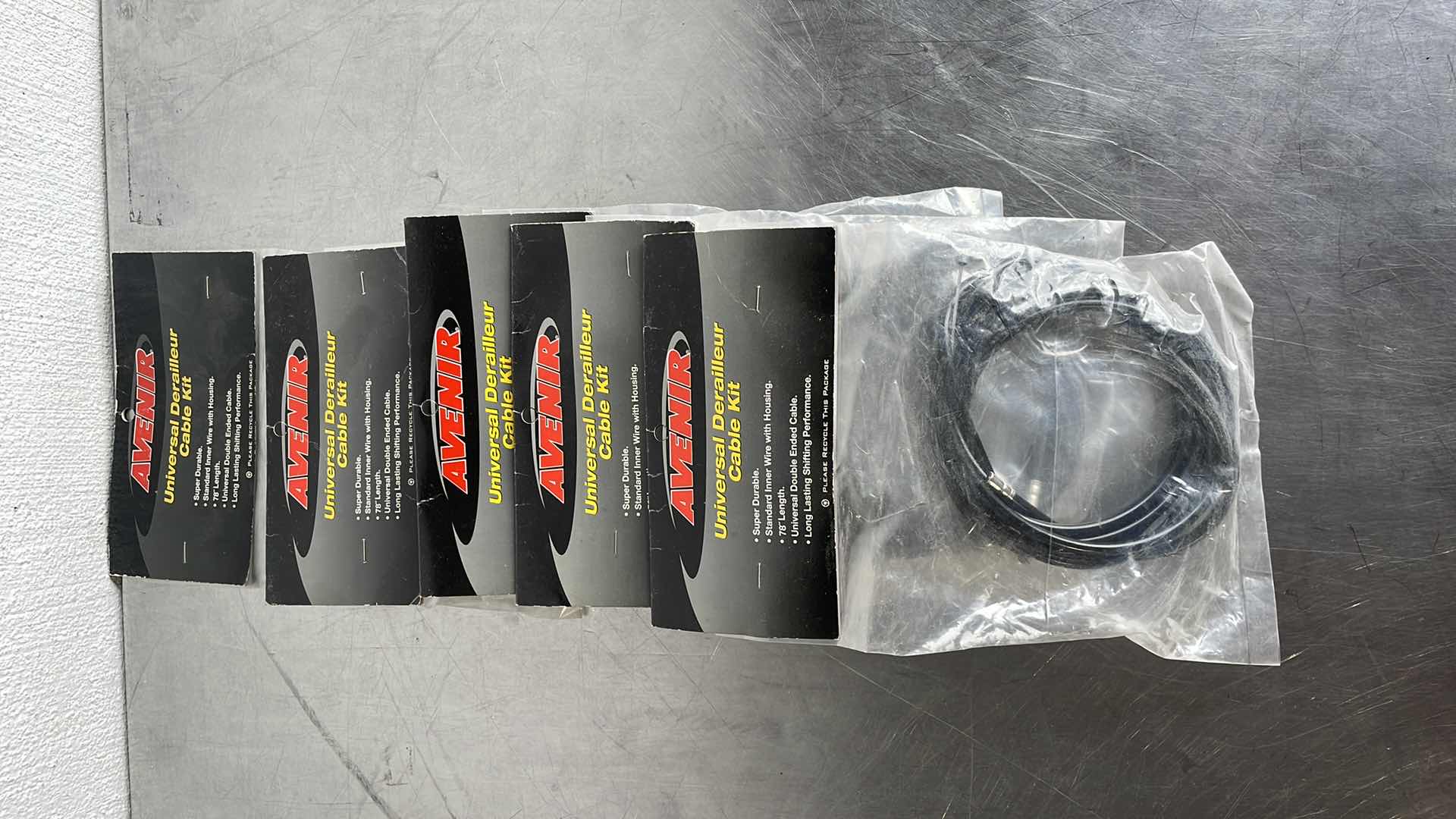Photo 1 of AVENIR UNIVERSAL DERAILLEUR CABLE KIT 78” (5) BIKE