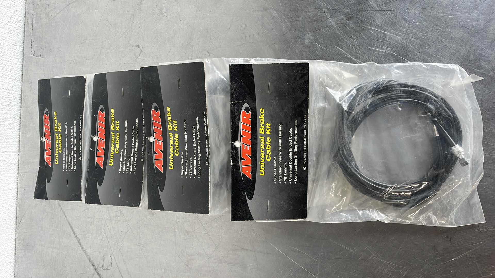 Photo 1 of AVENIR UNIVERSAL BRAKE CABLE KIT 78” (4) BIKE