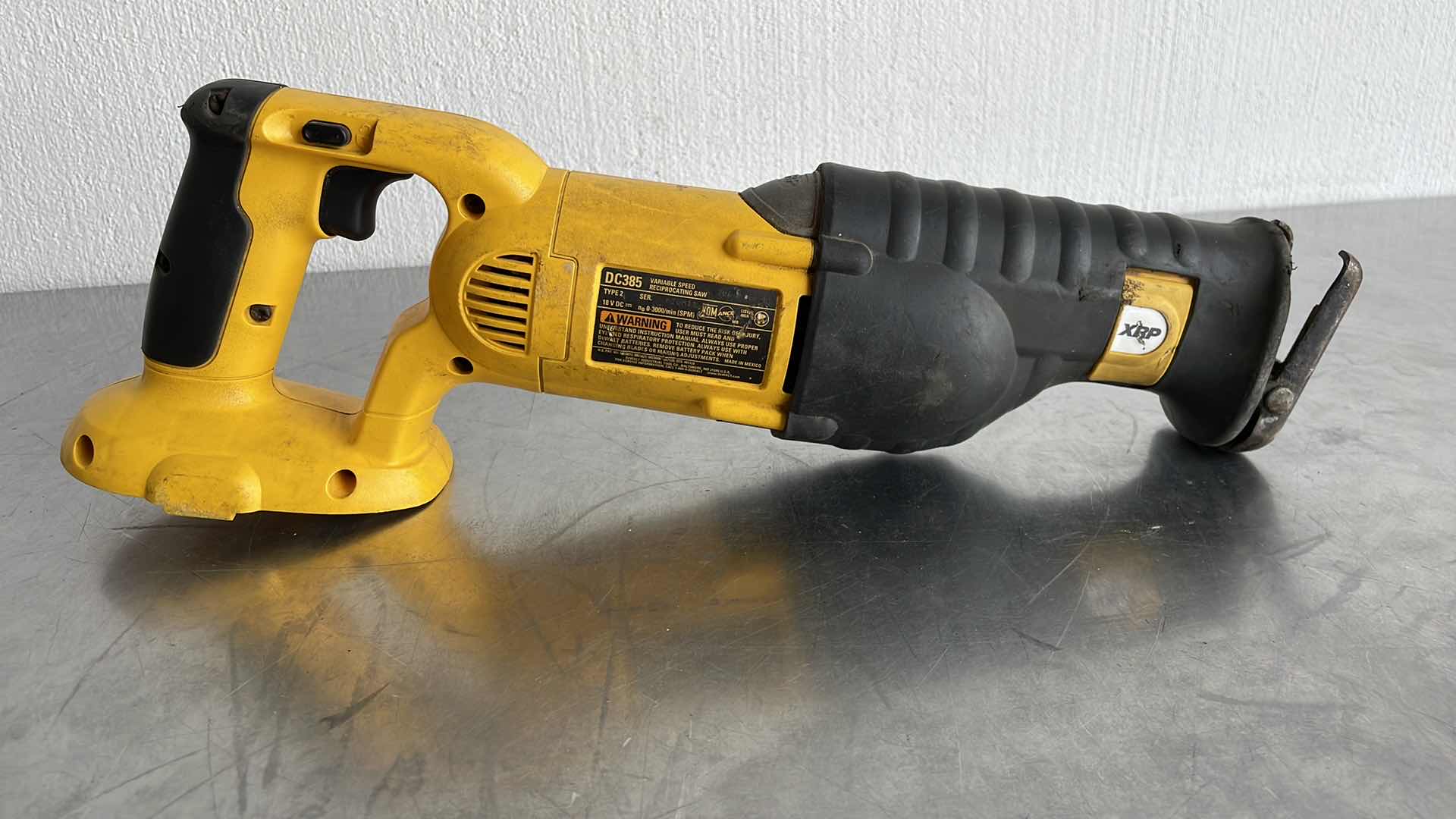Photo 2 of DEWALT VARIABLE SPEED RECIPROCATING SAW DC 385 18v