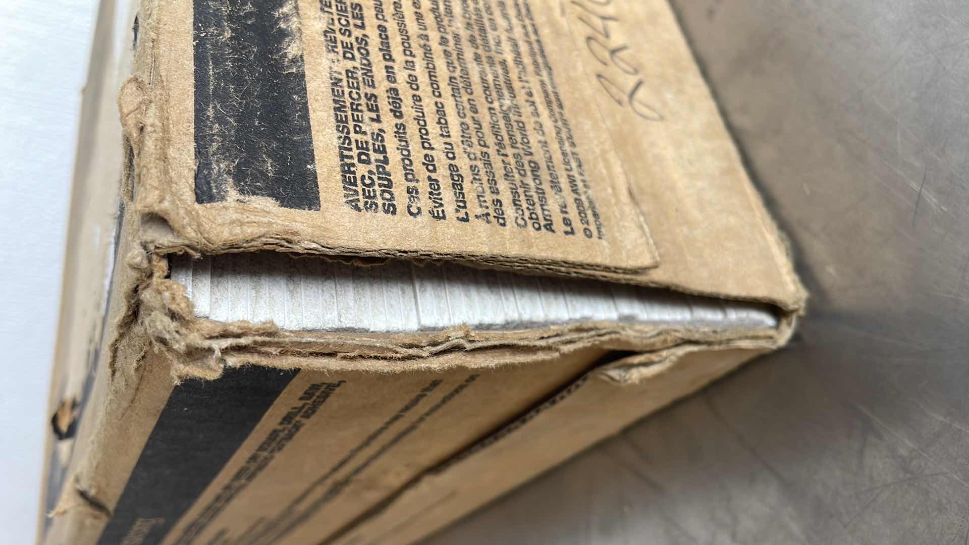 Photo 1 of ARMSTRONG VINYL FORTESS WHITE  TILES 12” x 12” x 1/8”  45 PCS