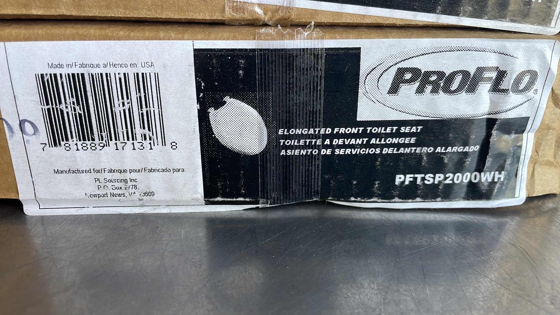 Photo 1 of PROFLO ELONGATED FRONT TOILET SEAT (3)