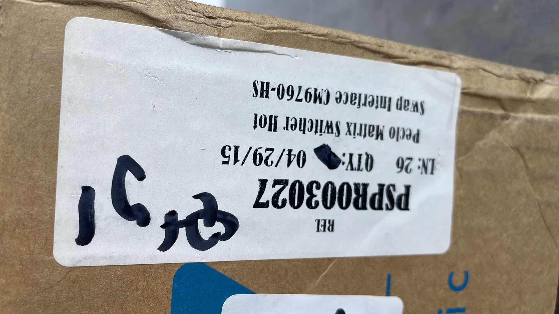 Photo 1 of PELCO MATRIX SWITCHER HOT SWAP INTERFACE CM9760-HS