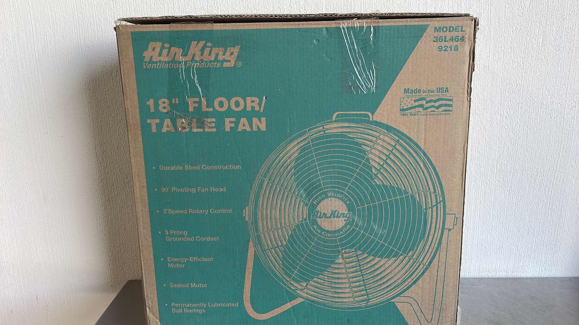 Photo 1 of AIR KING 18” HIGH VELOCITY FLOOR/TABLE FAN