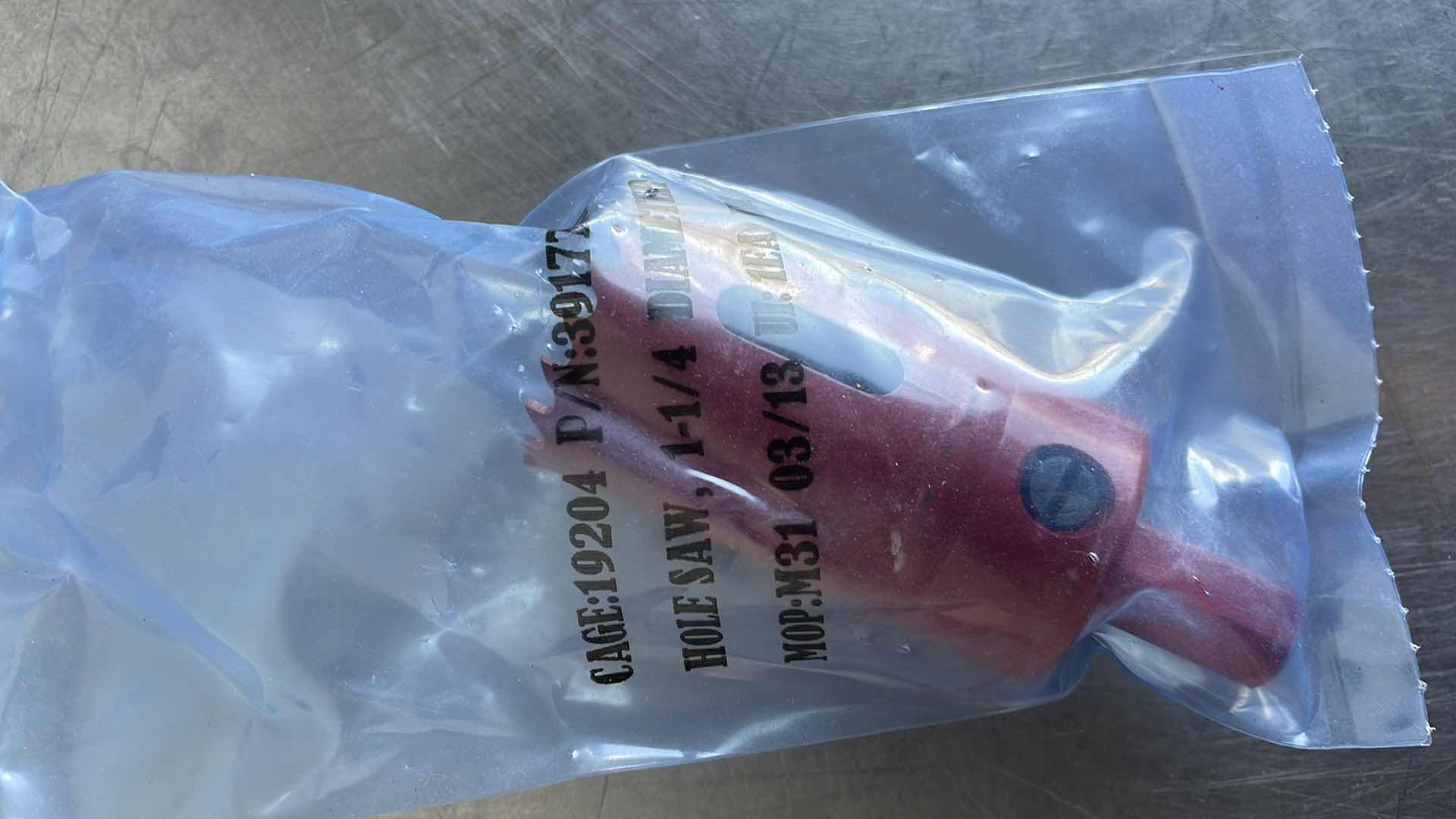 Photo 1 of MORSE TAC20 HOLE SAW, BI-METAL, SAW DIA 1-1/4" 4XJ45 (R) (4)