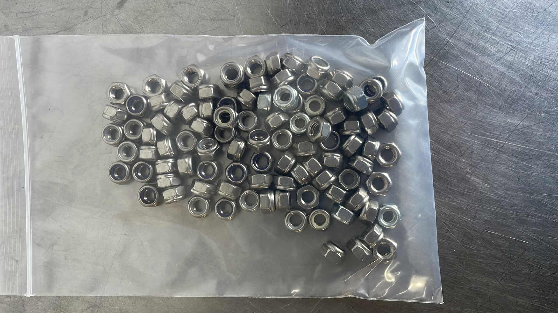 Photo 1 of M8 - 1.25 316 SS LOCKNUT 100PCS