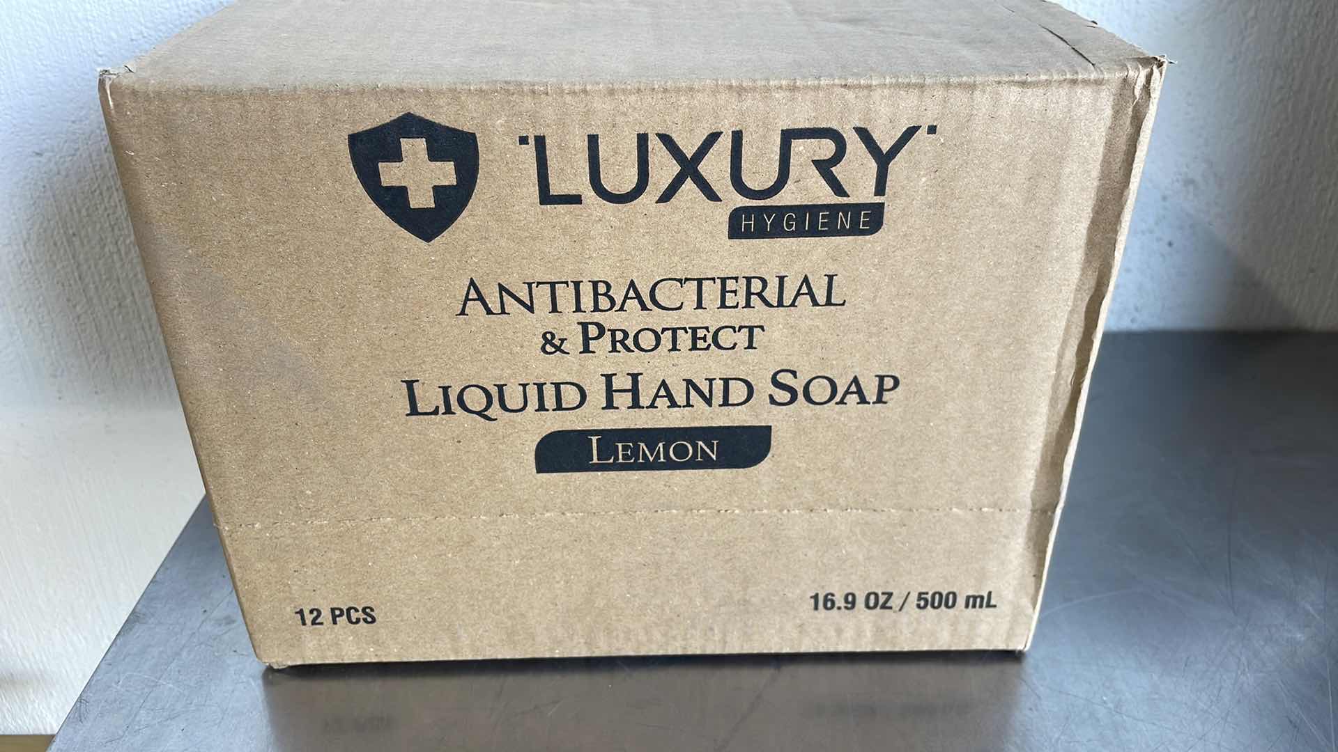 Photo 1 of LUXURY ANTIBACTERIAL LIQUID HAND SOAP LEMON 12-16.9FL OZ