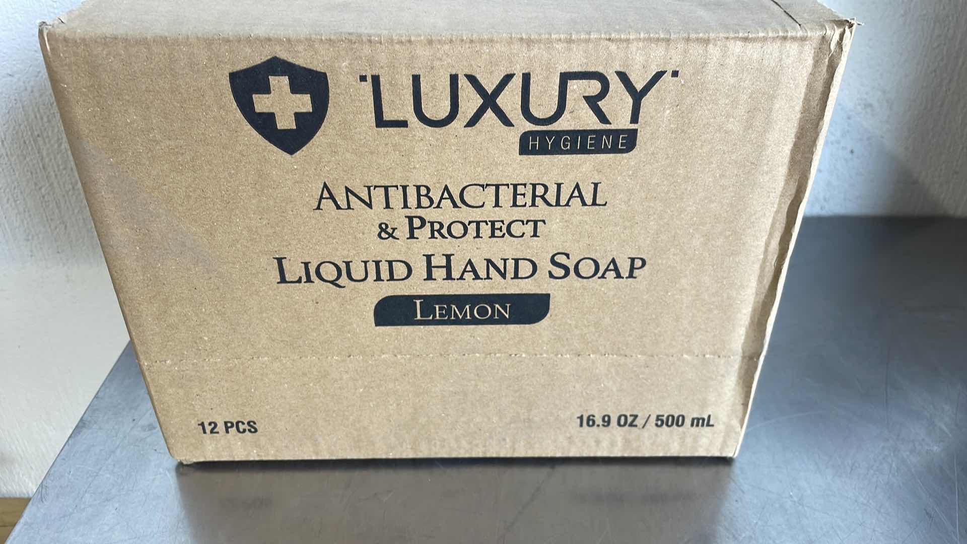 Photo 1 of LUXURY ANTIBACTERIAL LIQUID HAND SOAP LEMON 12-16.9FL OZ