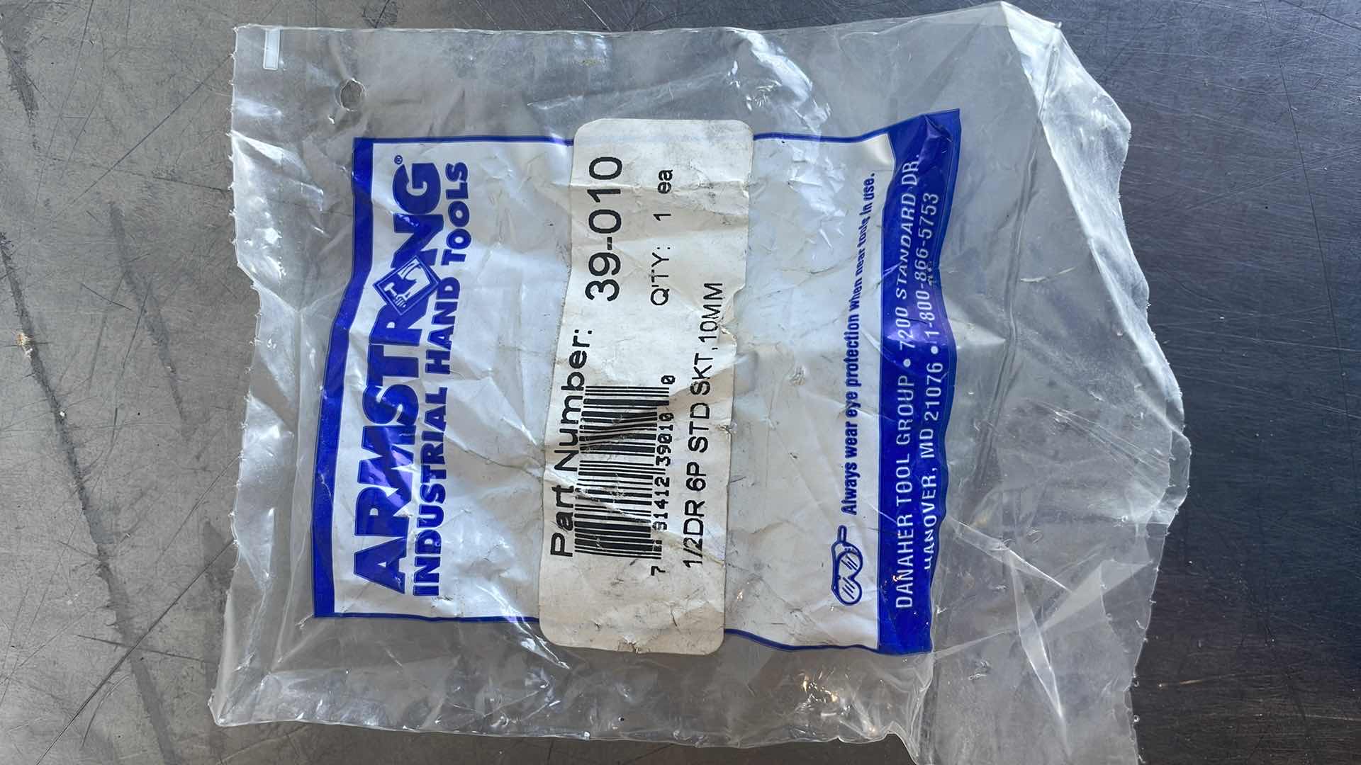 Photo 1 of ARMSTRONG 1/2” DRIVE SOCKETS 10MM (34)