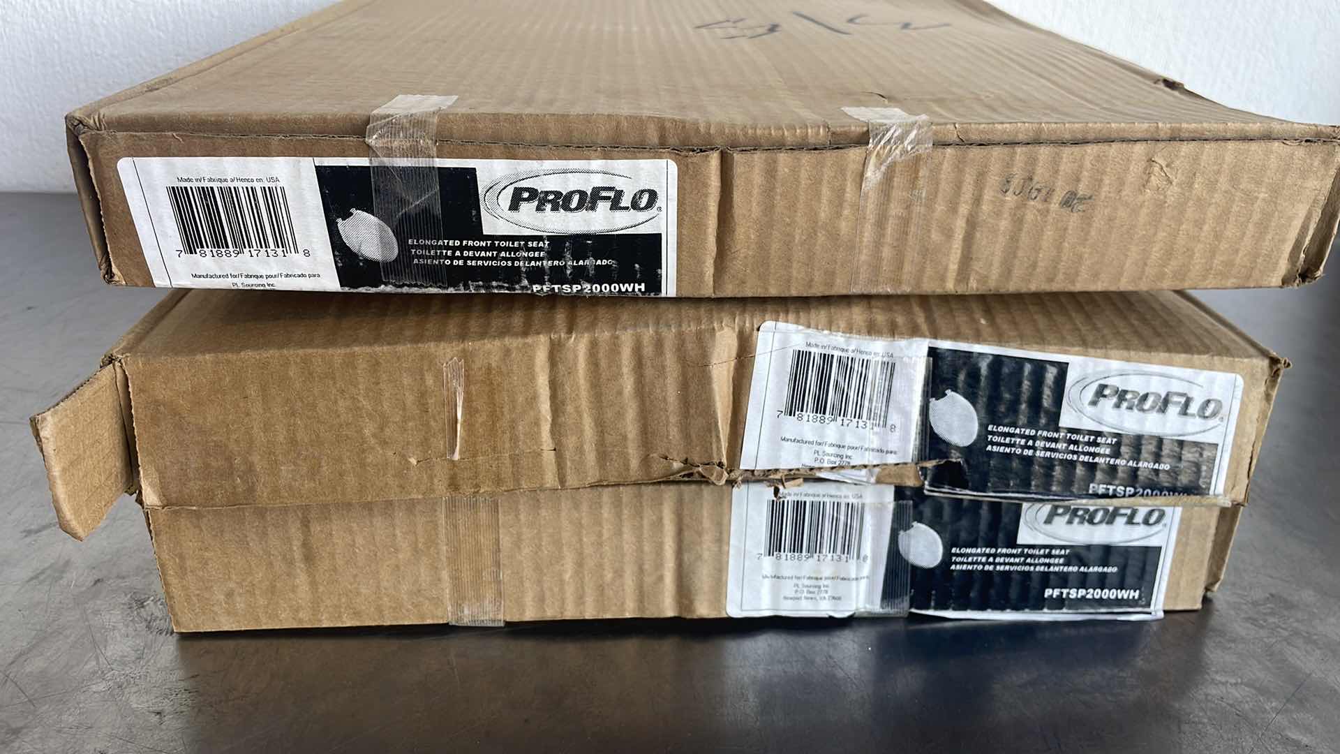 Photo 1 of PRO FLO ELONGATED FRONT TOILET SEAT WHITE (3)