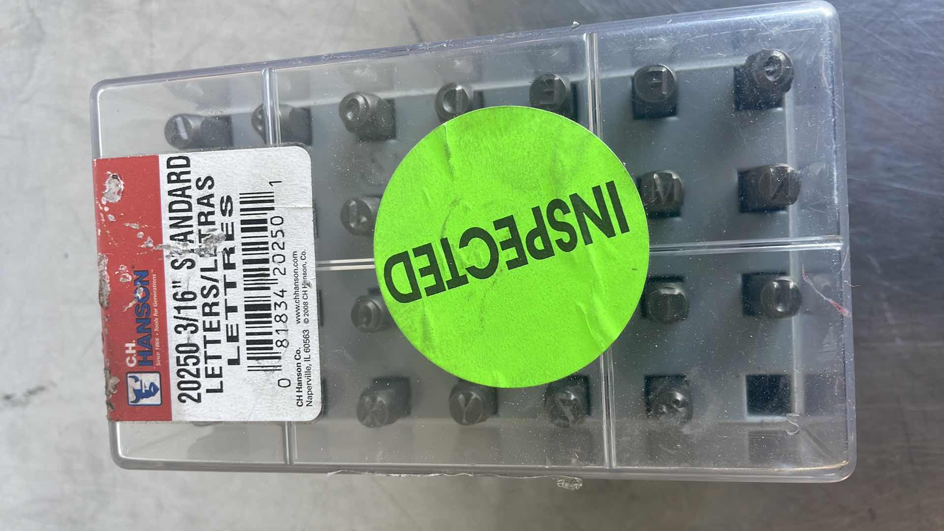 Photo 1 of STEEL STAMPS 3/16” LETTERS