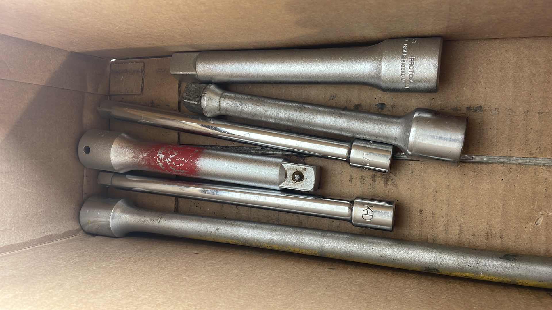 Photo 1 of 15” ADJUSTABLE WRENCHES(3) & 3/4” & 1/2” DRIVE EXTENSIONS