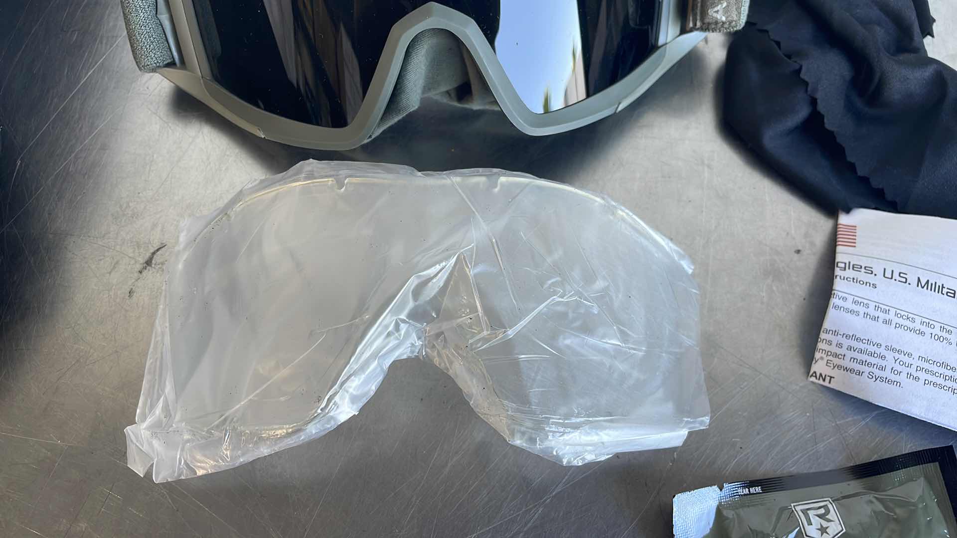 Photo 1 of MILITARY REVISION DESERT LOCUST BALLISTIC SAFETY GOGGLES