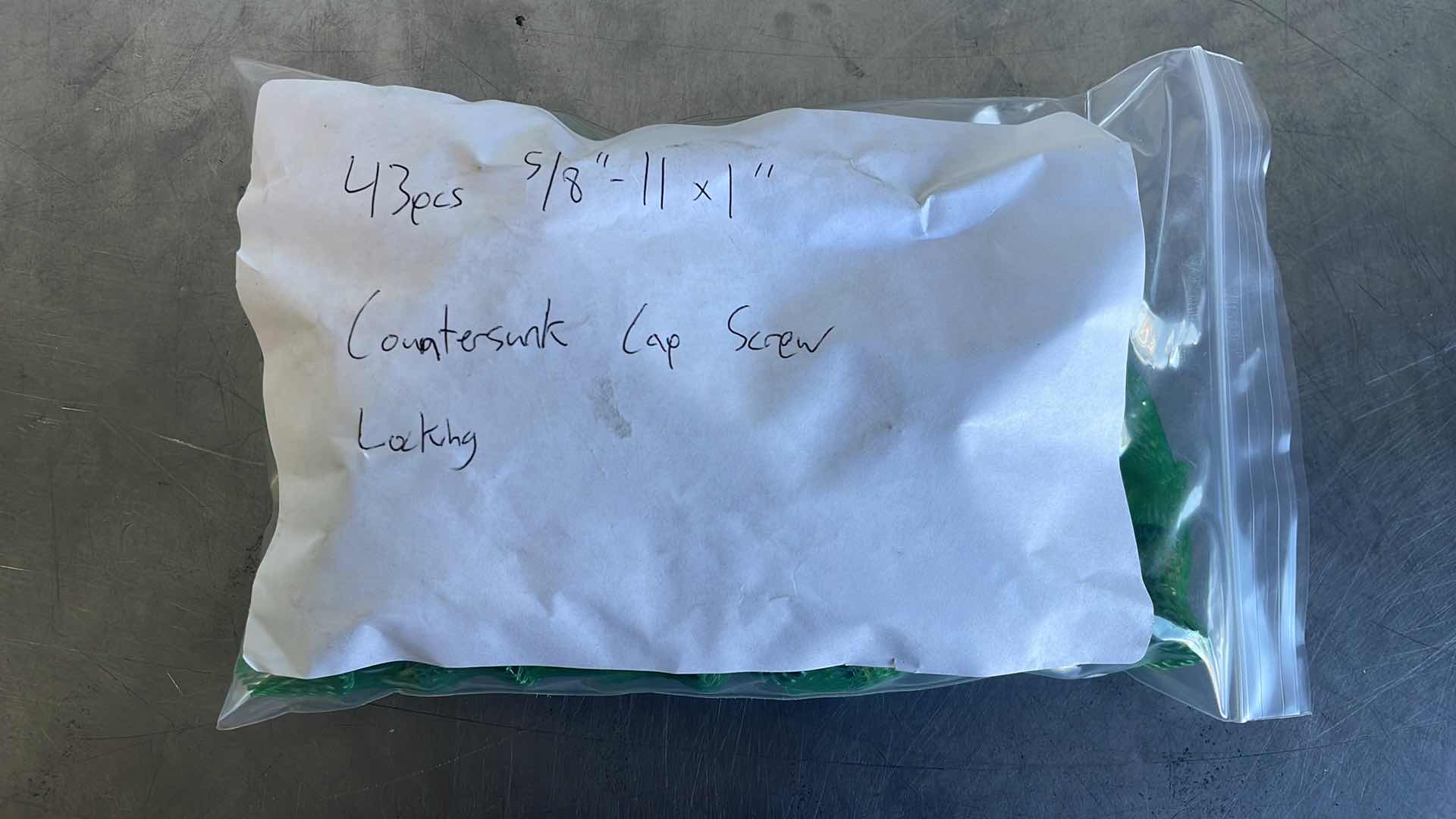 Photo 1 of 5/8-11 x 1” COUNTERSUNK CAP SCREWS (43)