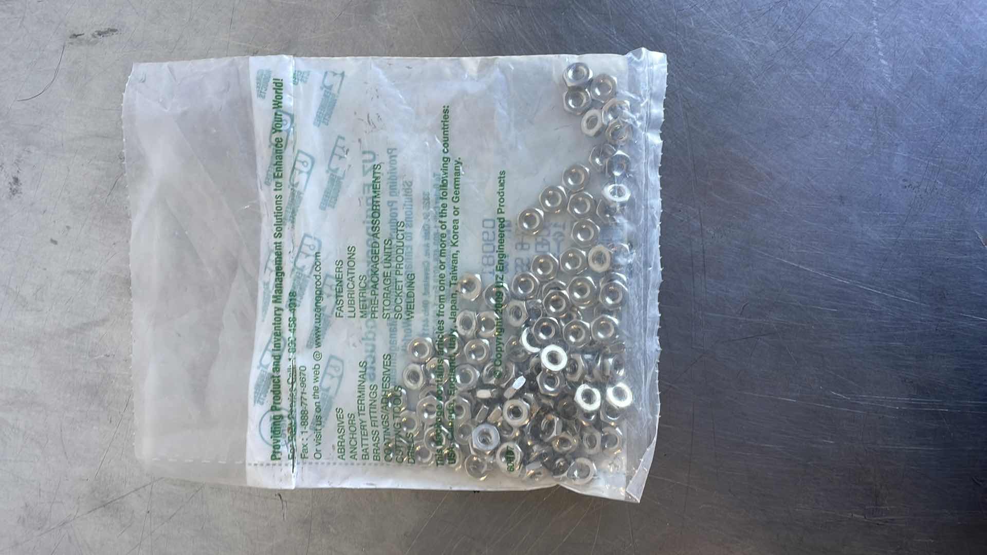 Photo 1 of 18-8 SST HEX MACH 10-24 SCREW NUTS (100)