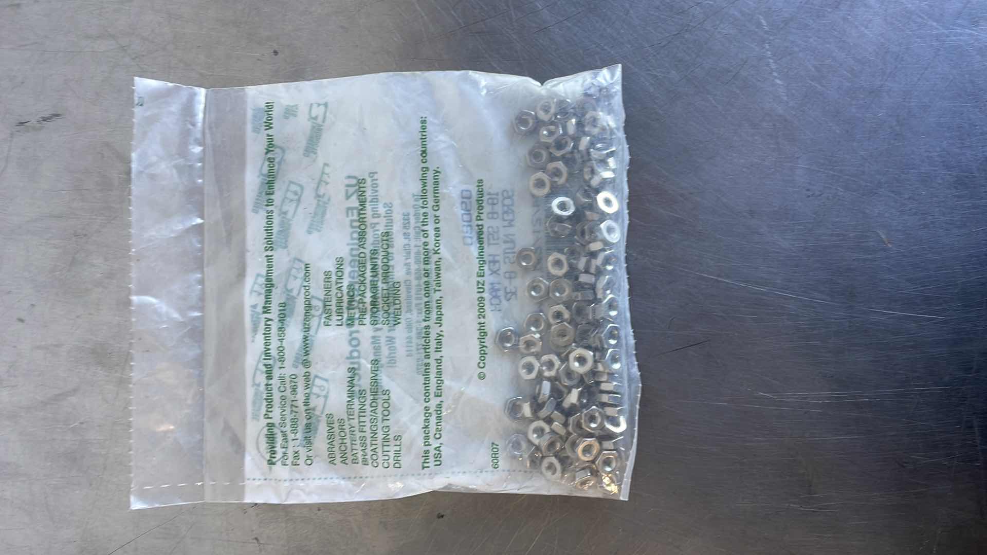 Photo 1 of 18-8 SST HEX MACH 8-32 SCREW NUTS (100)