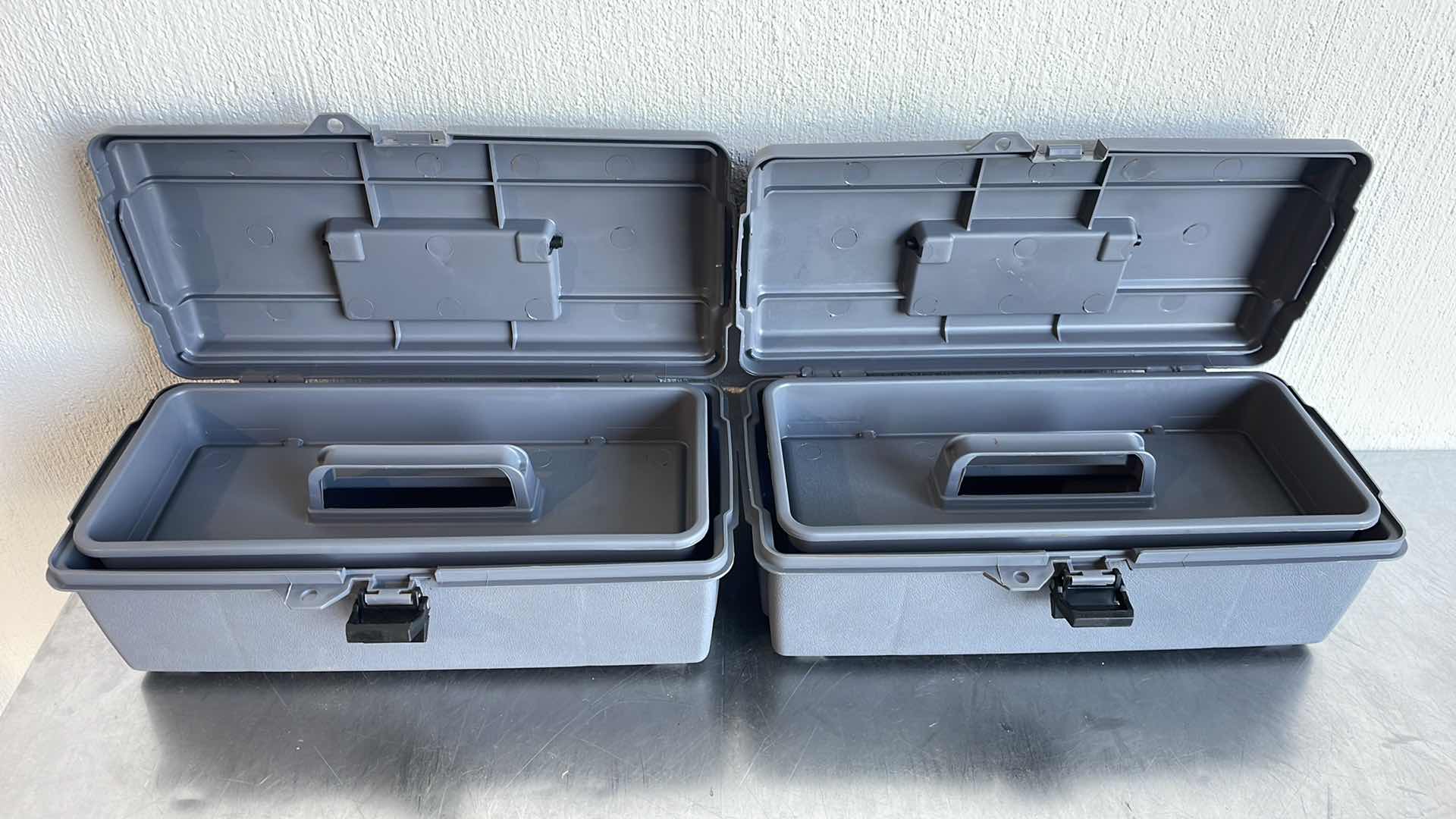 Photo 1 of 14” BRUTE CABINET PLASTIC TOOL CABINET BOX (2)