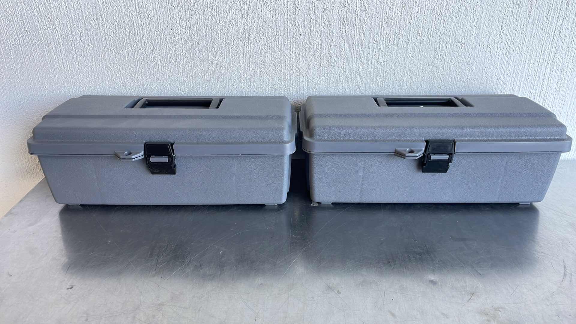 Photo 1 of 14” BRUTE CABINET PLASTIC TOOL CABINET BOX (2)