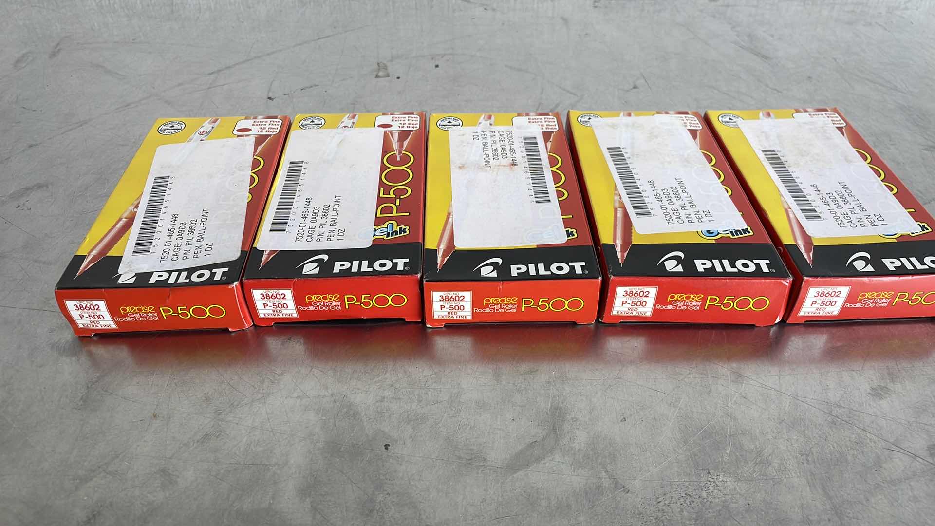 Photo 1 of PILOT PRECISE GEL ROLLER EXTRA FINE RED P-500 (5-DZ)