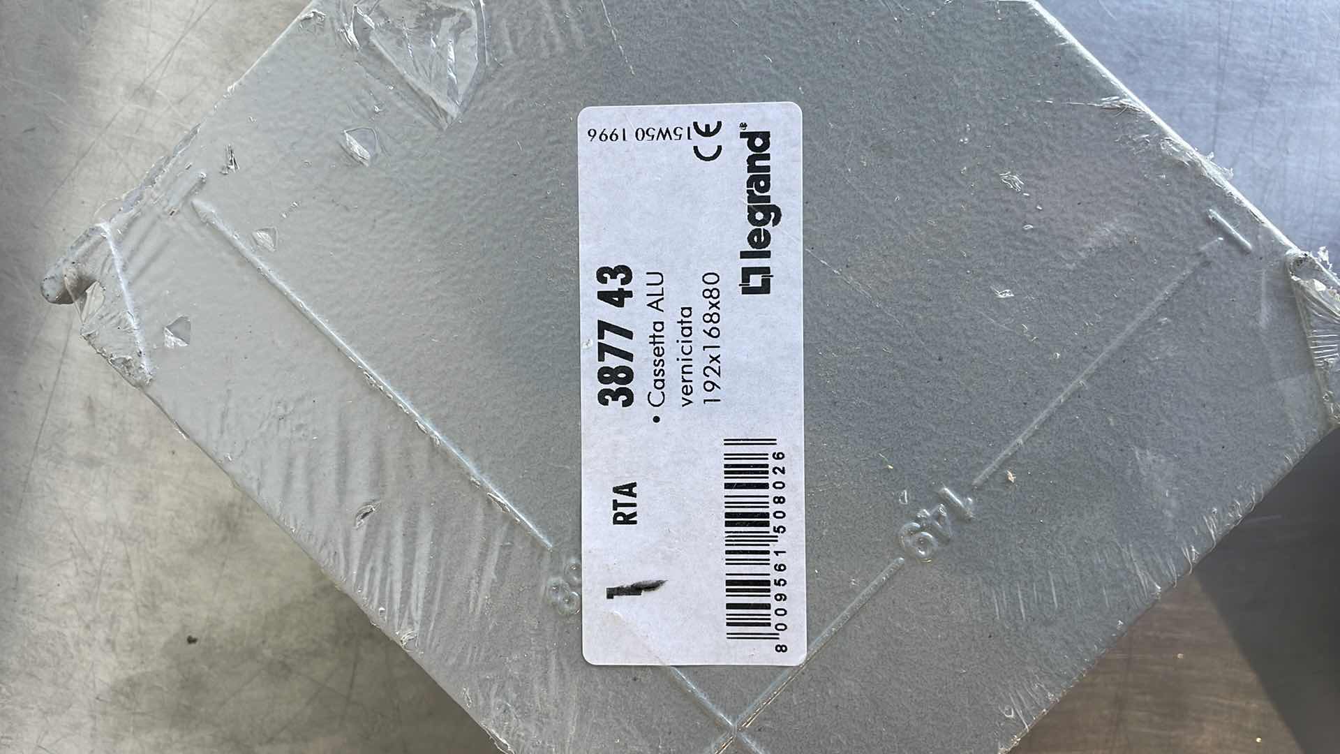 Photo 1 of LEGRAND 387743 ALUMINIUM 192X168X80 JUNCTION BOXES (5)