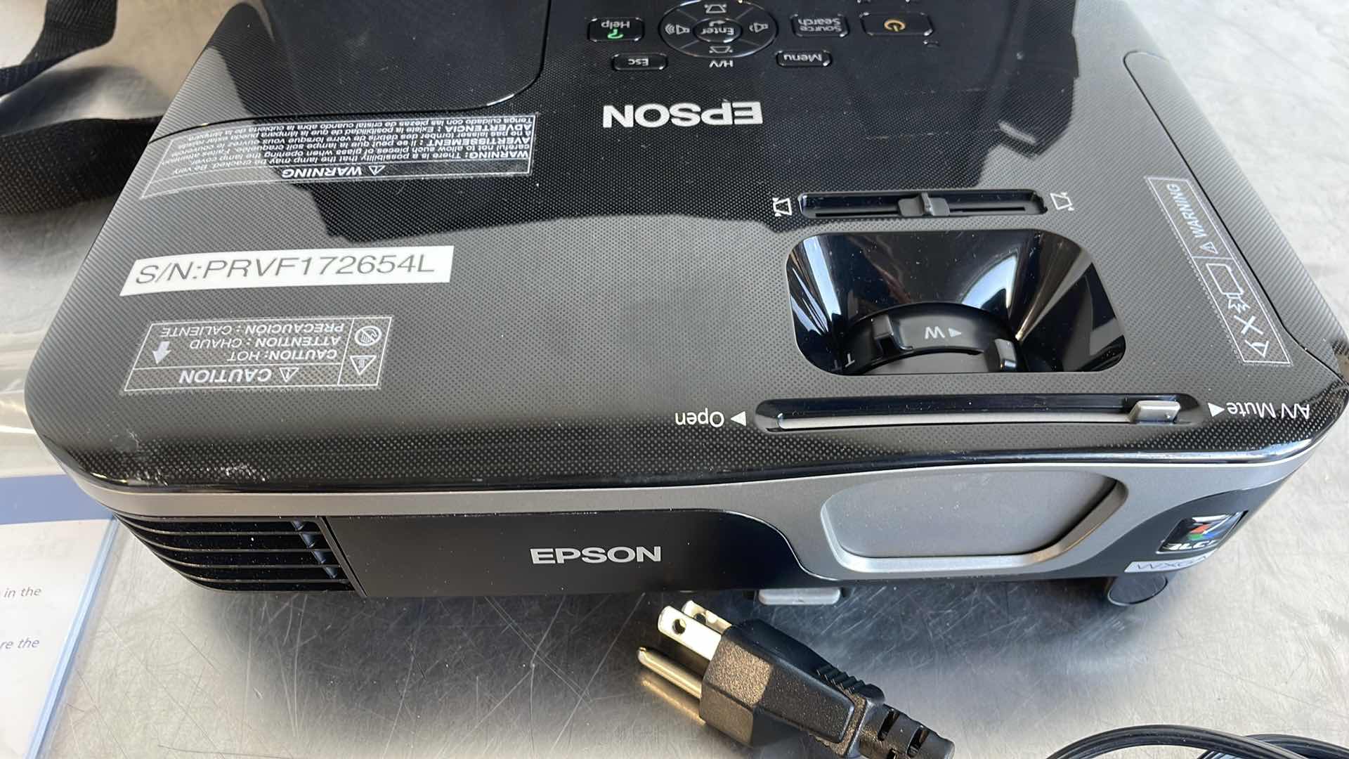 Photo 1 of EPSON WXGA LCD PROJECTOR MODEL H428A