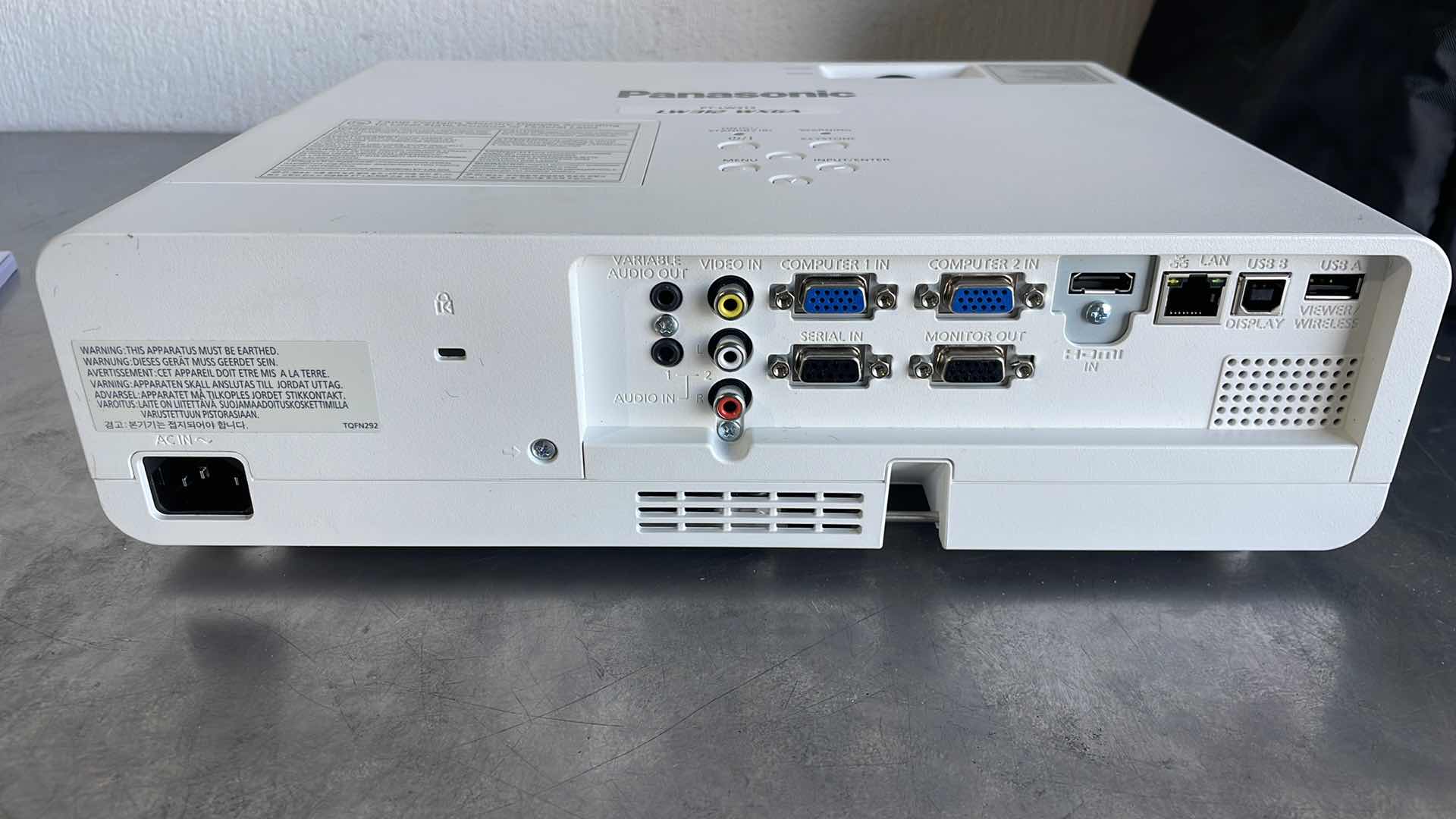 Photo 1 of PANASONIC LCD PROTECTOR MODEL PT-LW312 WITH CASE