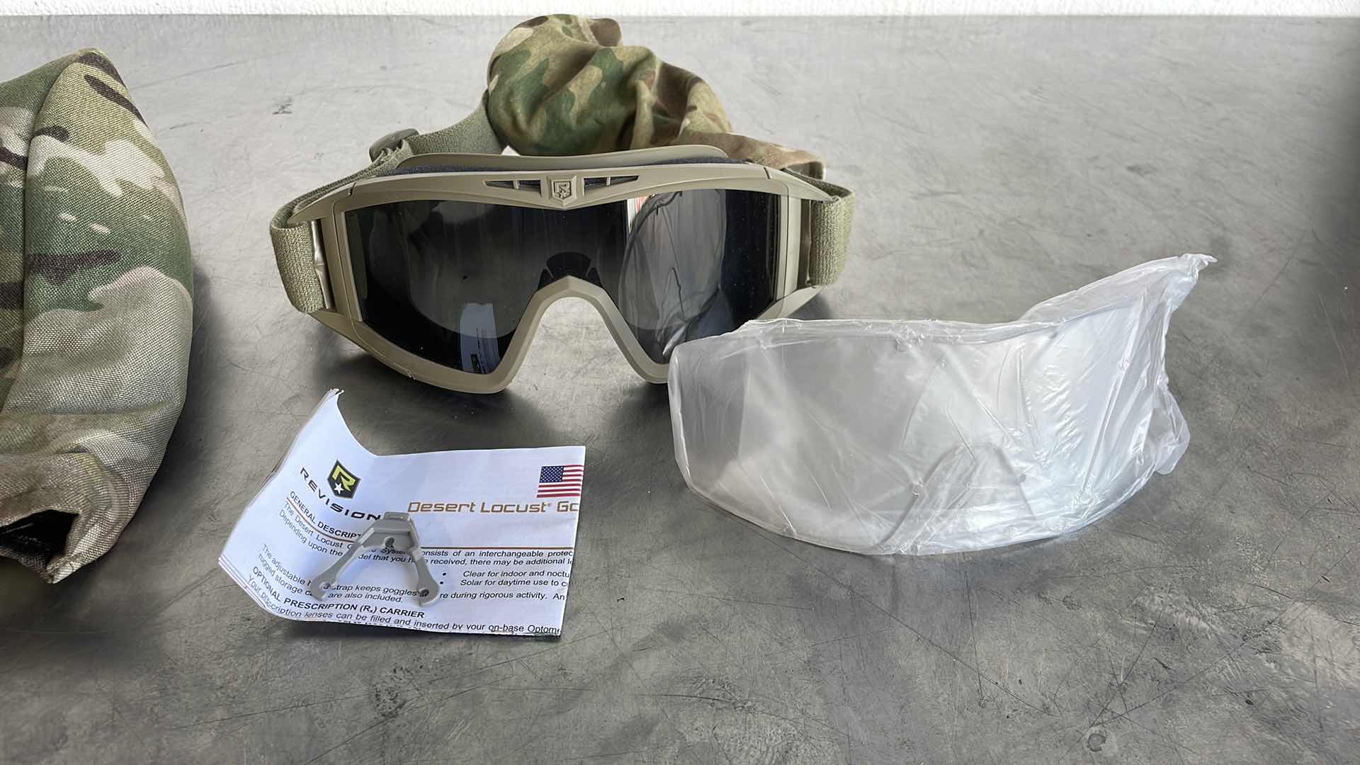 Photo 2 of REVISION MILITARY GOGGLES DESERT LOCUS