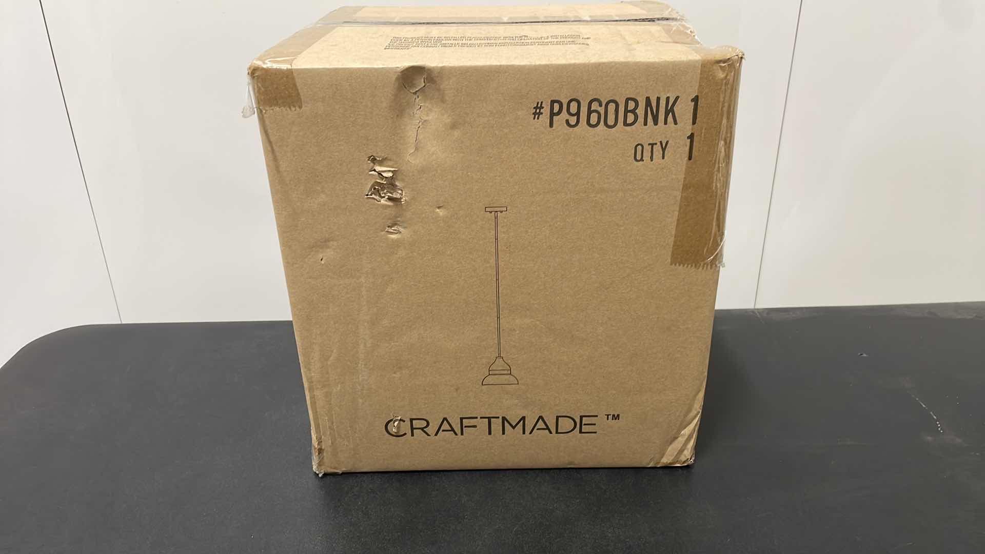 Photo 1 of CRAFTMADE SMYTH PENDANT LIGHT BRUSHED POLISHED NICKEL MODEL P960BNK