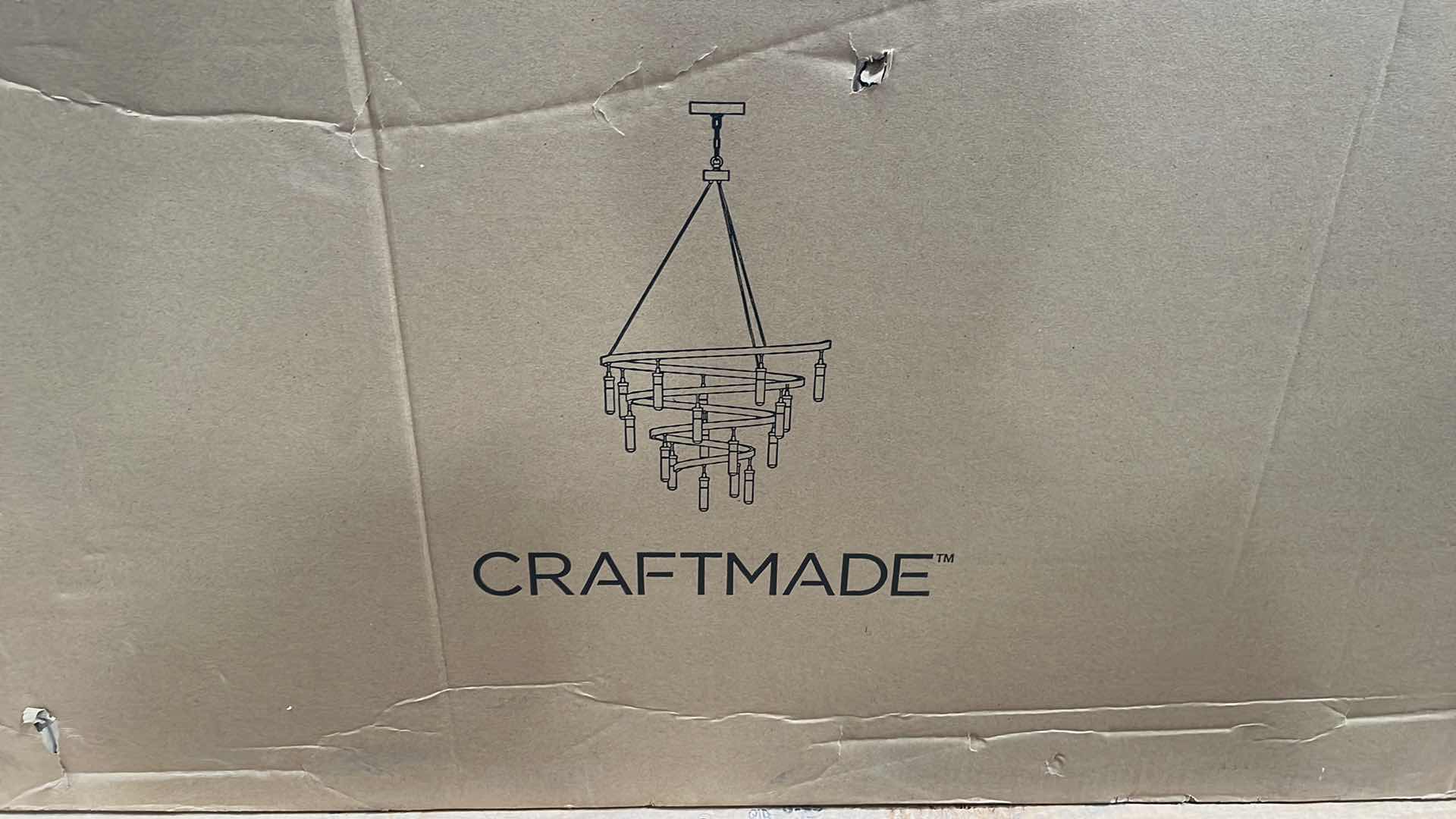 Photo 1 of CRAFTMADE TRANQUIL 18 LIGHT CHANDELIER MODEL 55418-FB