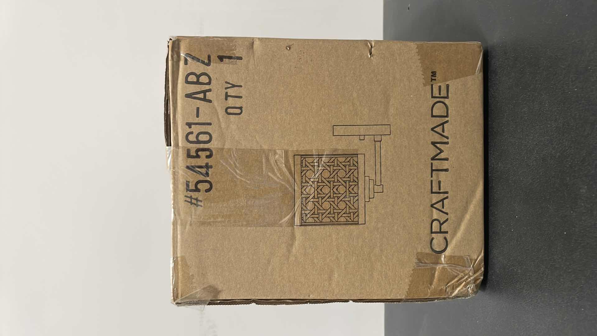 Photo 1 of CRAFTMADE MALAYA WALL SCONCE 1 LIGHT AGED BRONZE BRUSHED MODEL 54561-ABZ