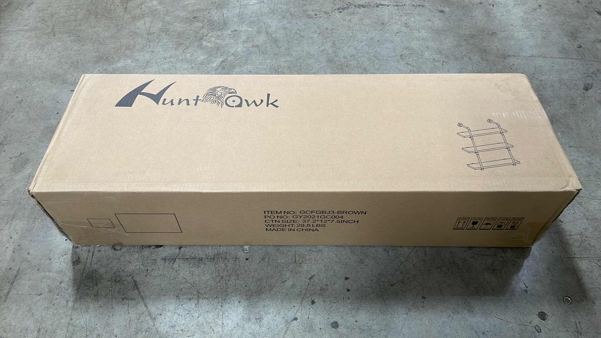 Photo 1 of INDUSTRIAL PIPE SHELVING 31-1/2” 3 TIER RUSTIC FLOATING SHELVES