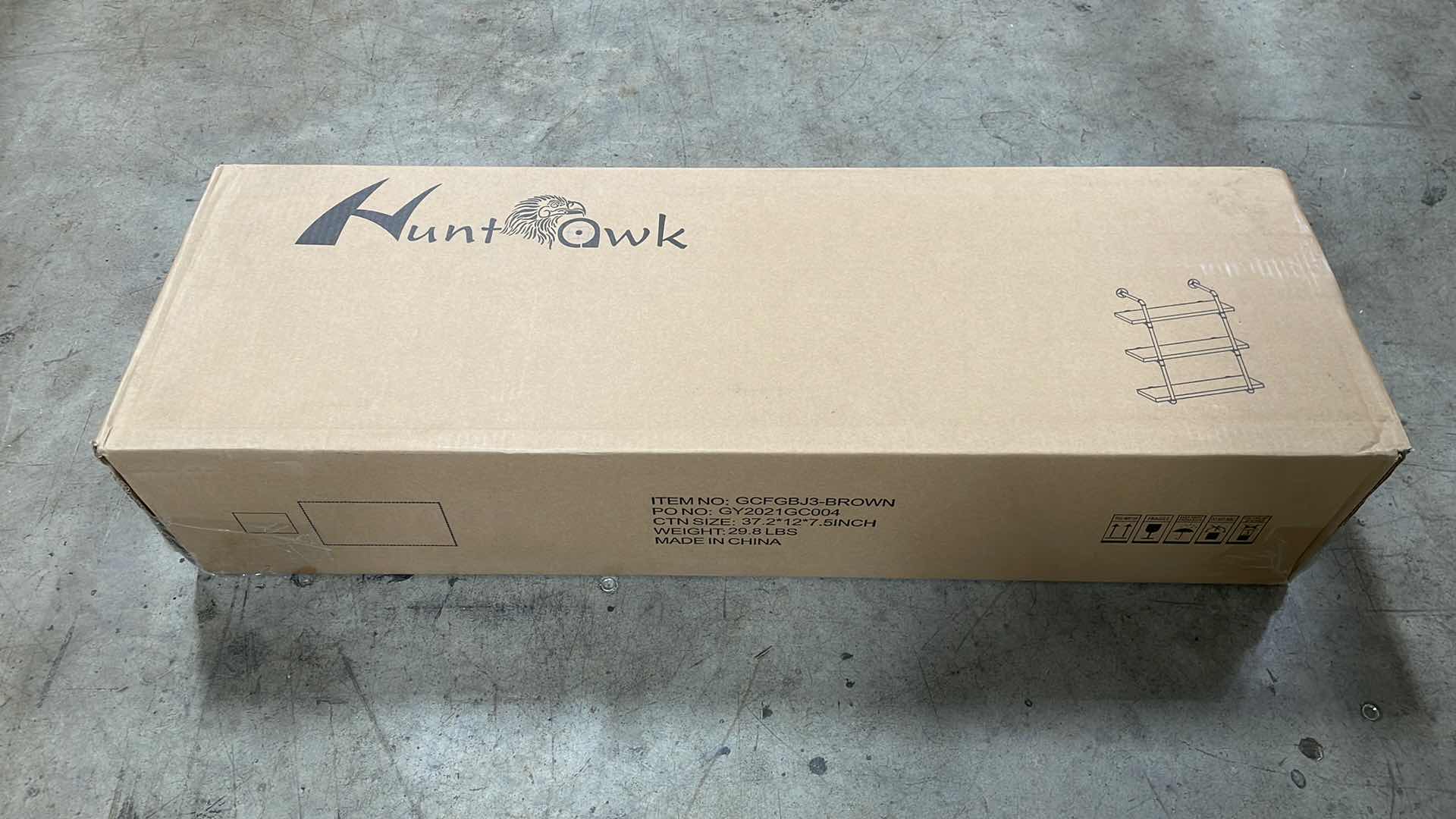 Photo 1 of INDUSTRIAL PIPE SHELVING 31-1/2” 3 TIER RUSTIC FLOATING SHELVES