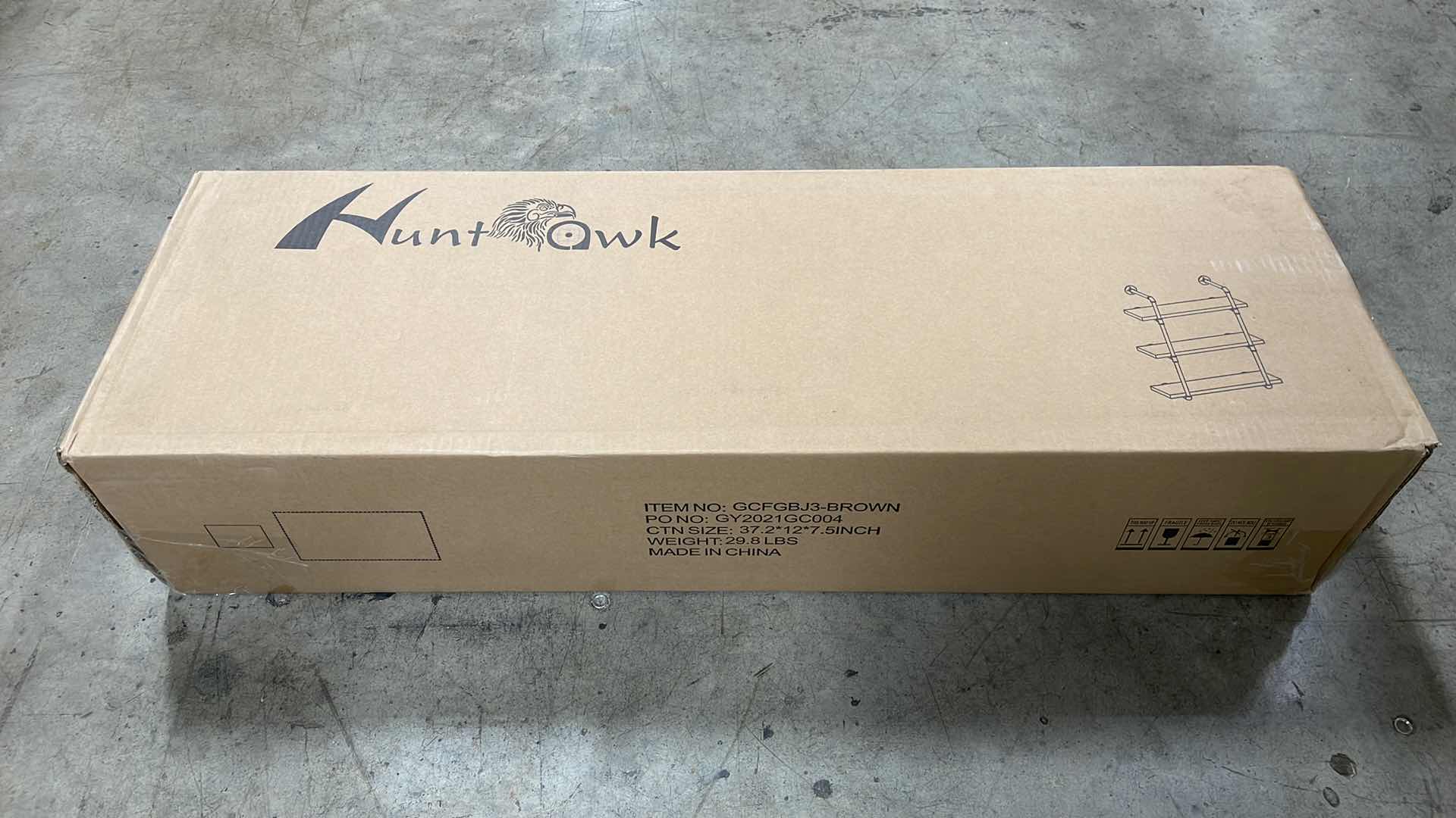 Photo 1 of INDUSTRIAL PIPE SHELVING 31-1/2” 3 TIER RUSTIC FLOATING SHELVES