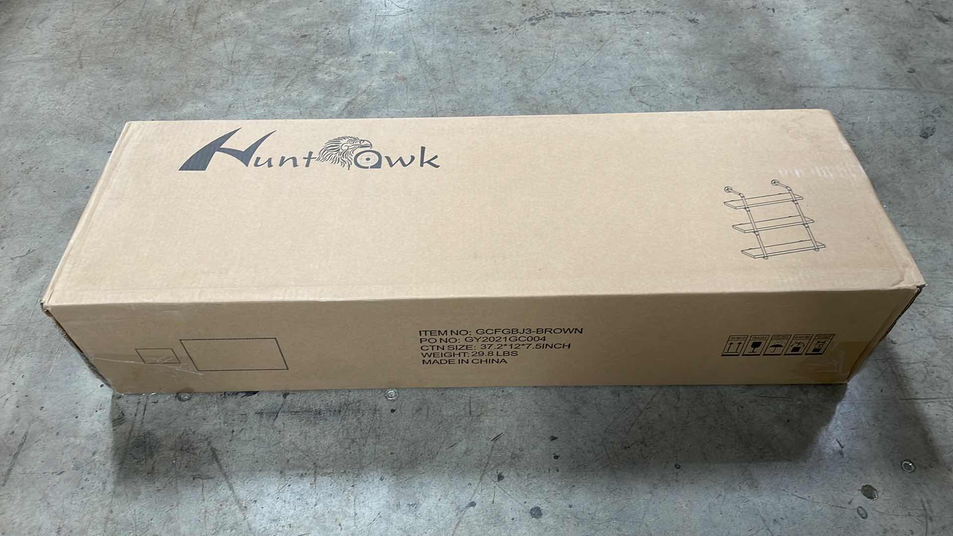 Photo 1 of INDUSTRIAL PIPE SHELVING 31-1/2” 3 TIER RUSTIC FLOATING SHELVES