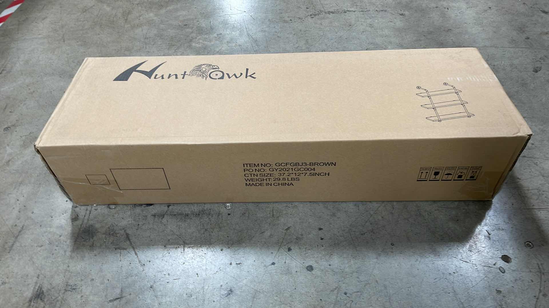 Photo 1 of INDUSTRIAL PIPE SHELVING 31-1/2” 3 TIER RUSTIC FLOATING SHELVES