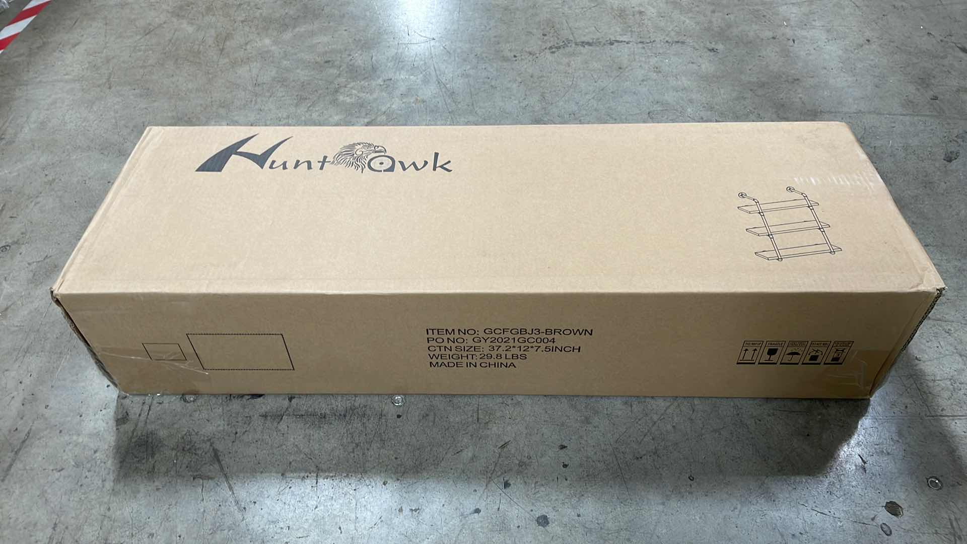 Photo 1 of INDUSTRIAL PIPE SHELVING 31-1/2” 3 TIER RUSTIC FLOATING SHELVES