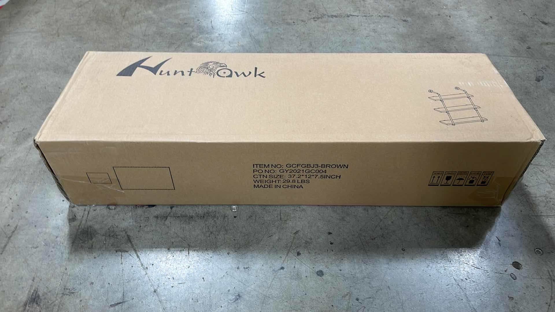 Photo 1 of INDUSTRIAL PIPE SHELVING 31-1/2” 3 TIER RUSTIC FLOATING SHELVES